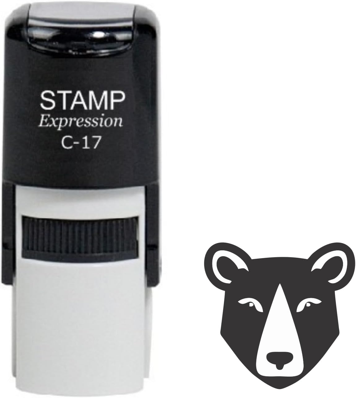 Bear Head Self Inking Rubber Stamp (SH-60030)