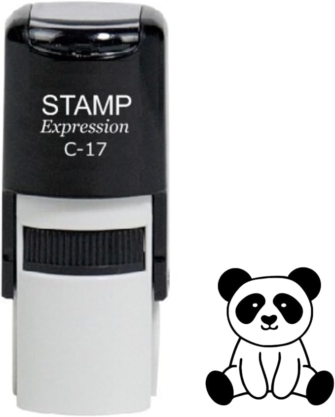 Baby Panda Bear Self Inking Rubber Stamp (SH-60045)