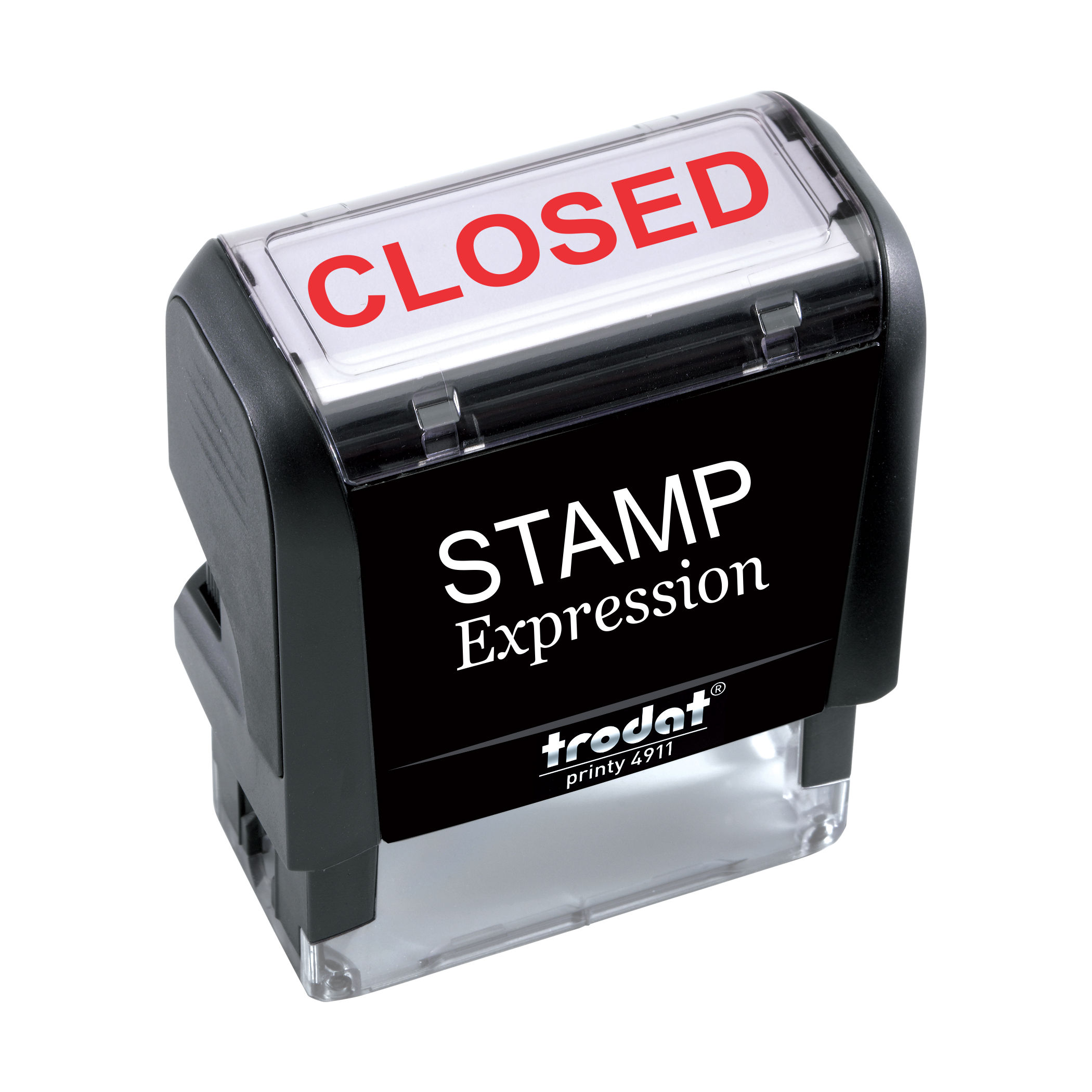 Closed Office Self Inking Rubber Stamp