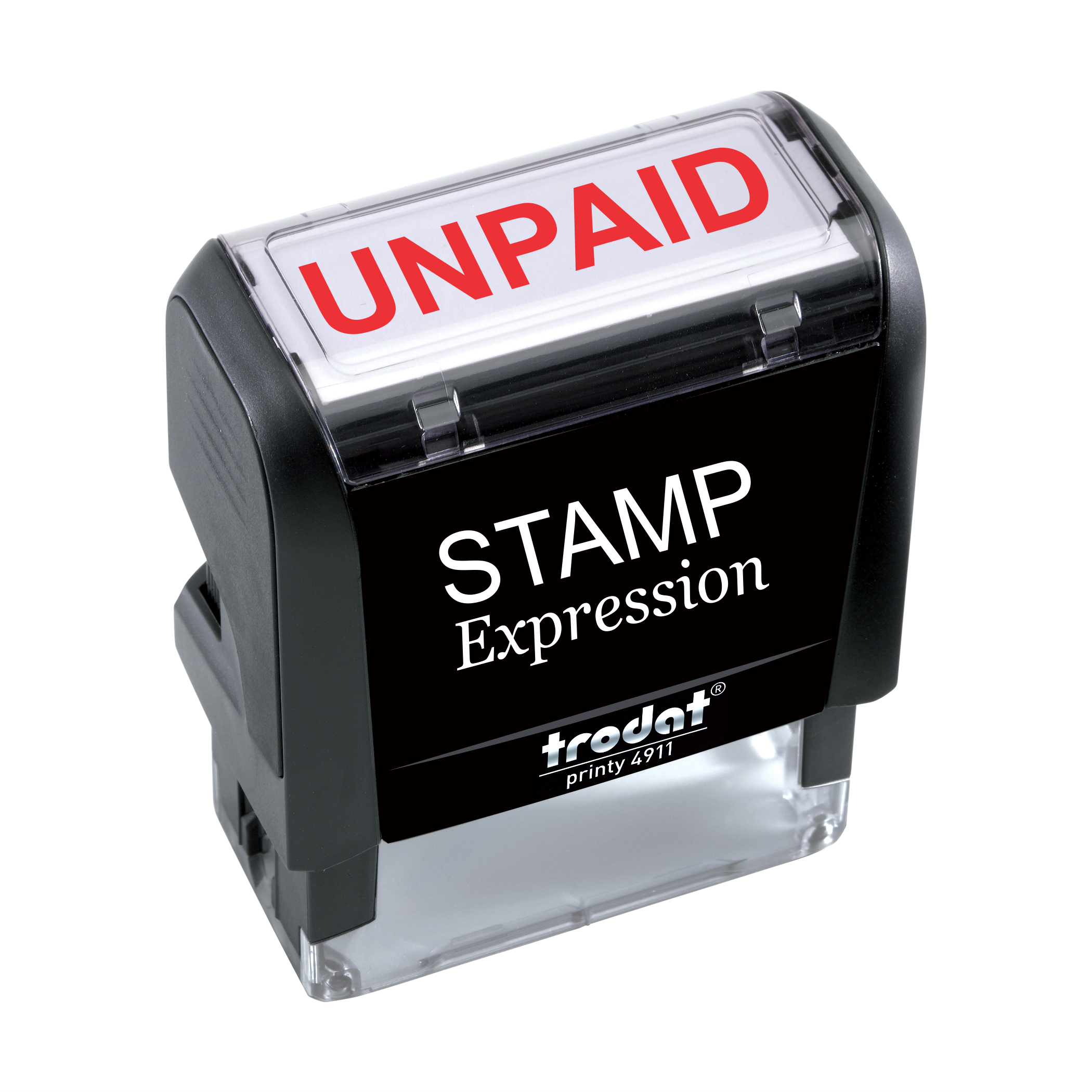 UNPAID Office Self Inking Rubber Stamp