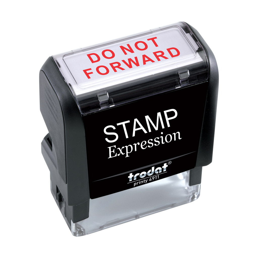 Forward Ruber Stamp DO NOT Forward Office Self Inking Rubber Stamp
