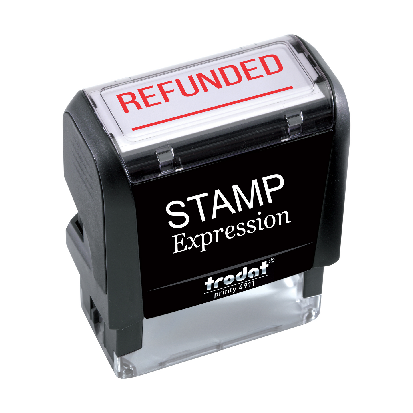 REFUNDED with line Office Self Inking Rubber Stamp (SH-5599)