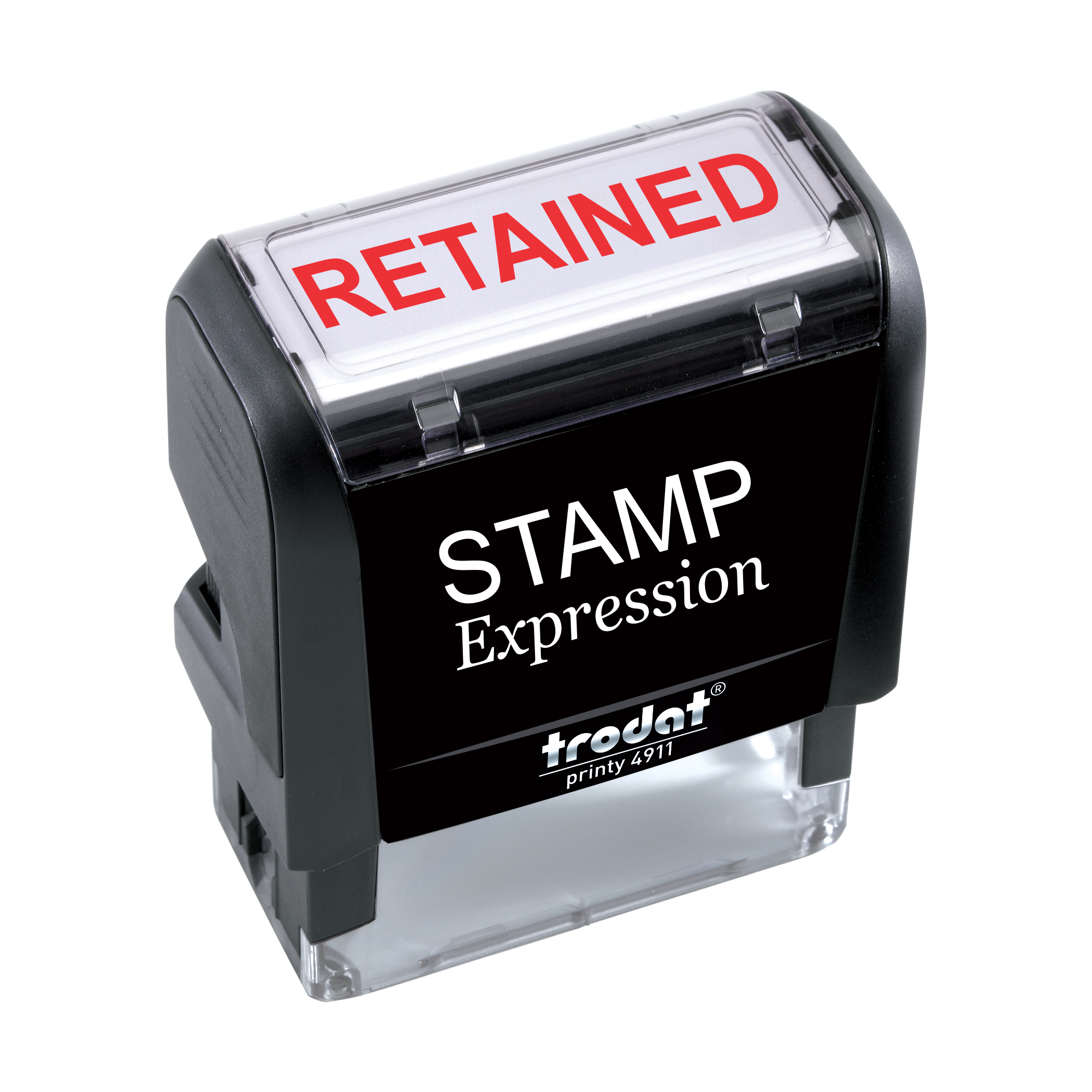 RETAINED Office Self Inking Rubber Stamp