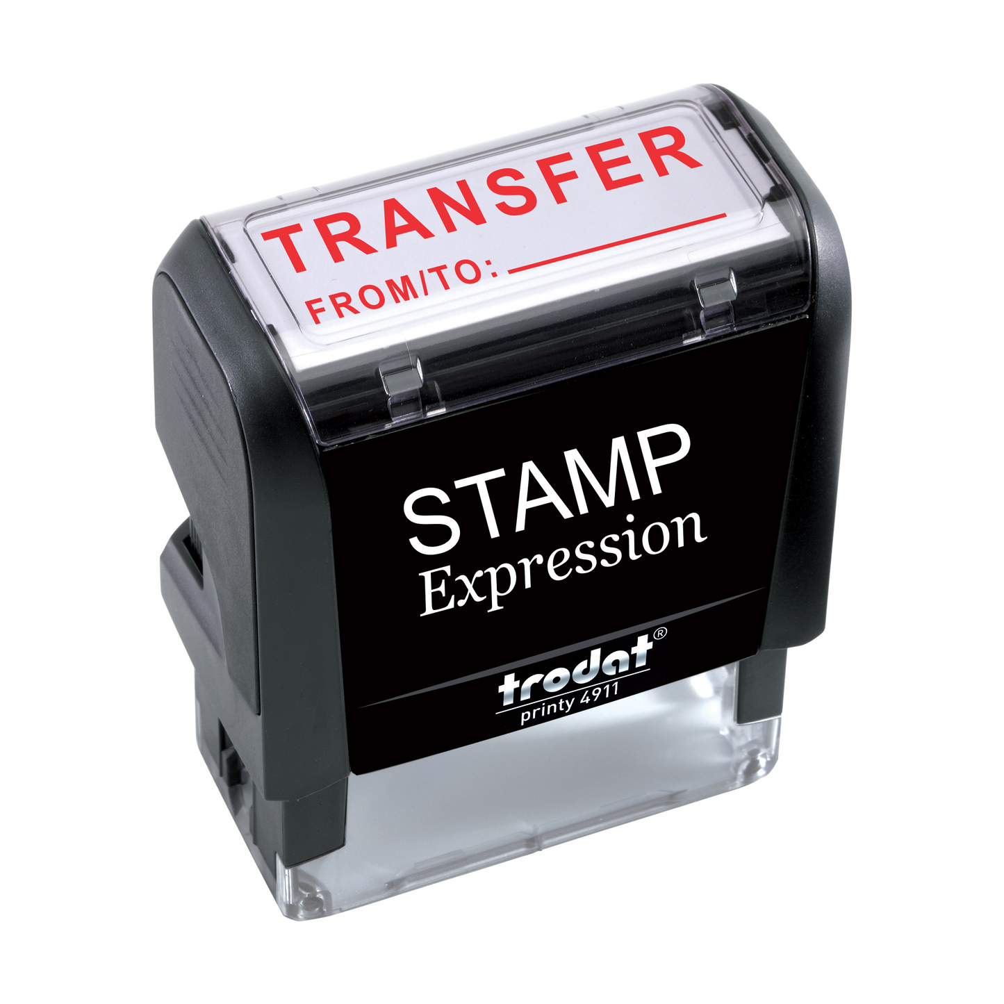Transfer from to with Line Office Self Inking Rubber Stamp (SH-5858)