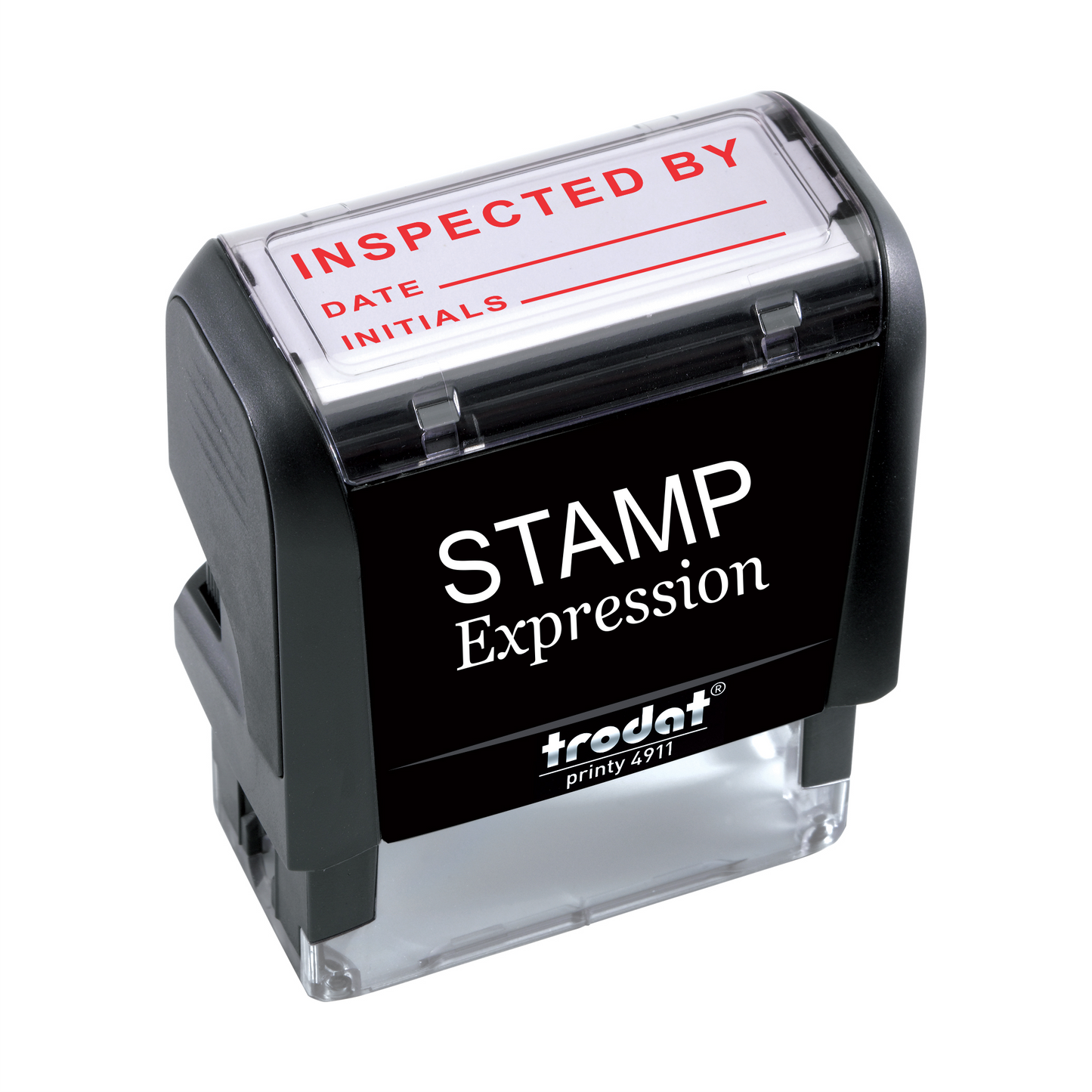 Inspected by Date and Initials Office Self Inking Rubber Stamp (SH-5920)
