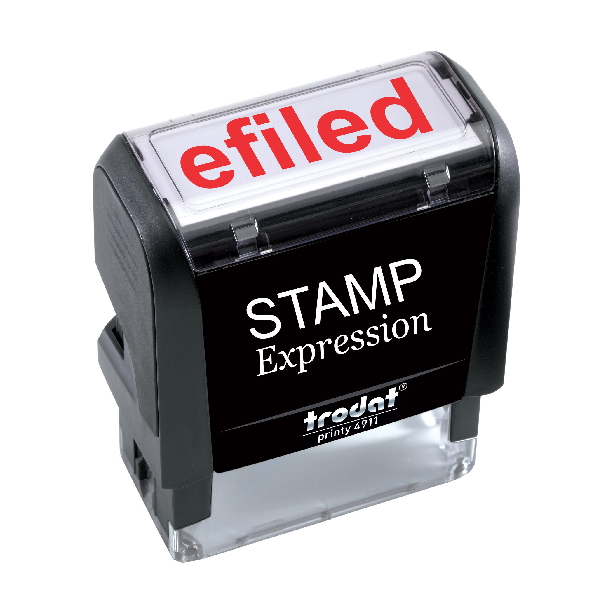 Efiled Taxes Office Self Inking Rubber Stamp