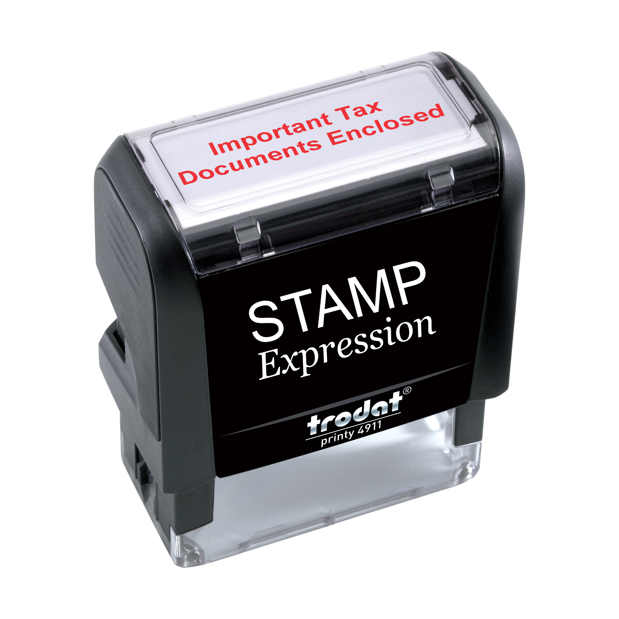 Important Tax Documents Enclosed Office Self Inking Rubber Stamp