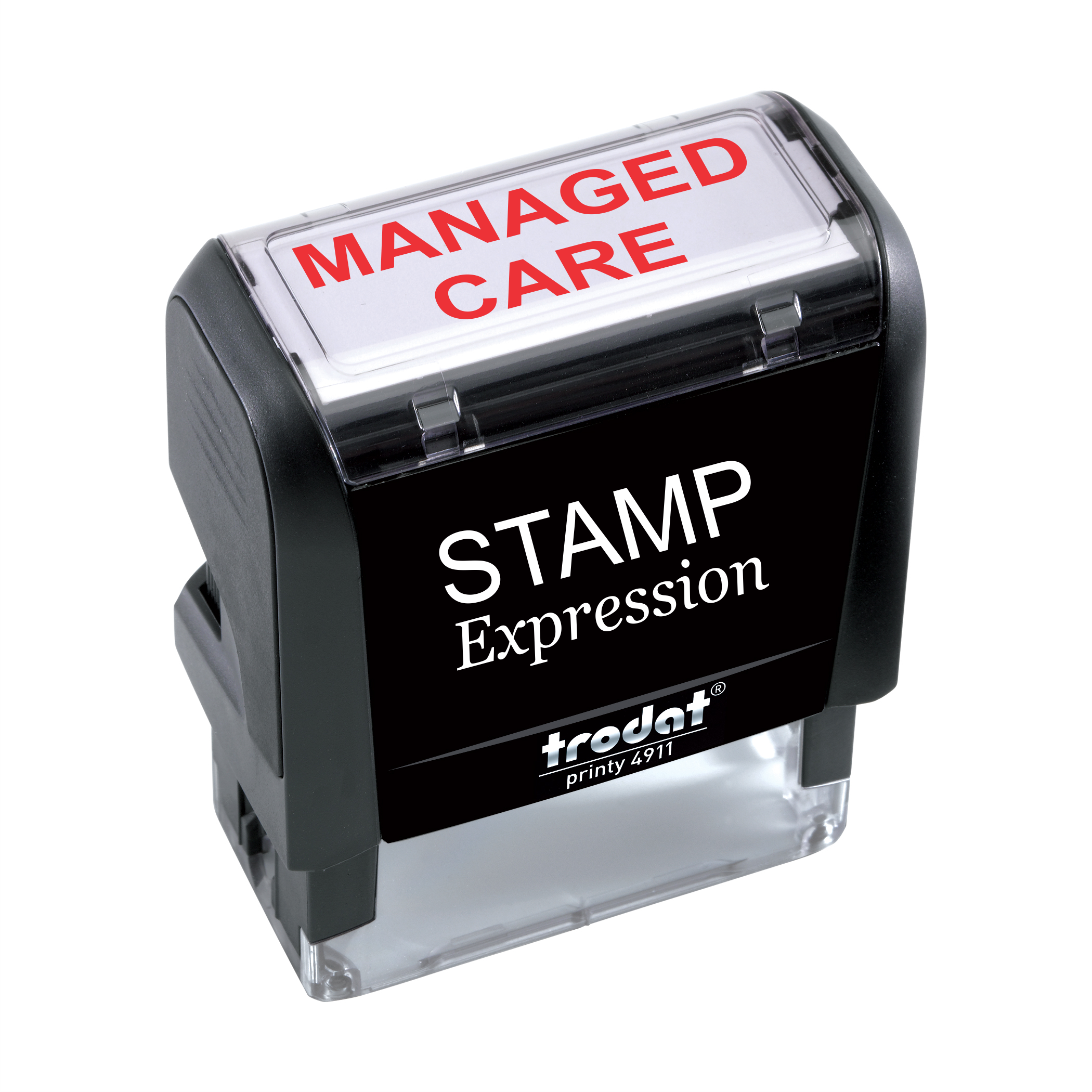 Managed Care Medical Self Inking Rubber Stamp