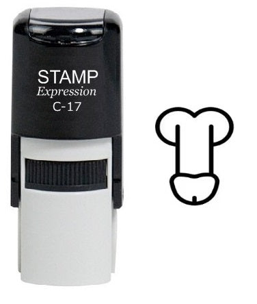 Penis Self Inking Rubber Stamp (SH-60078)