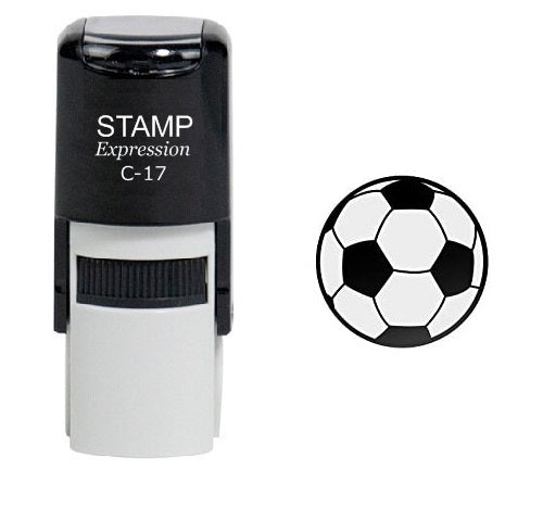 Soccer Ball Self Inking Rubber Stamp (SH-6014)