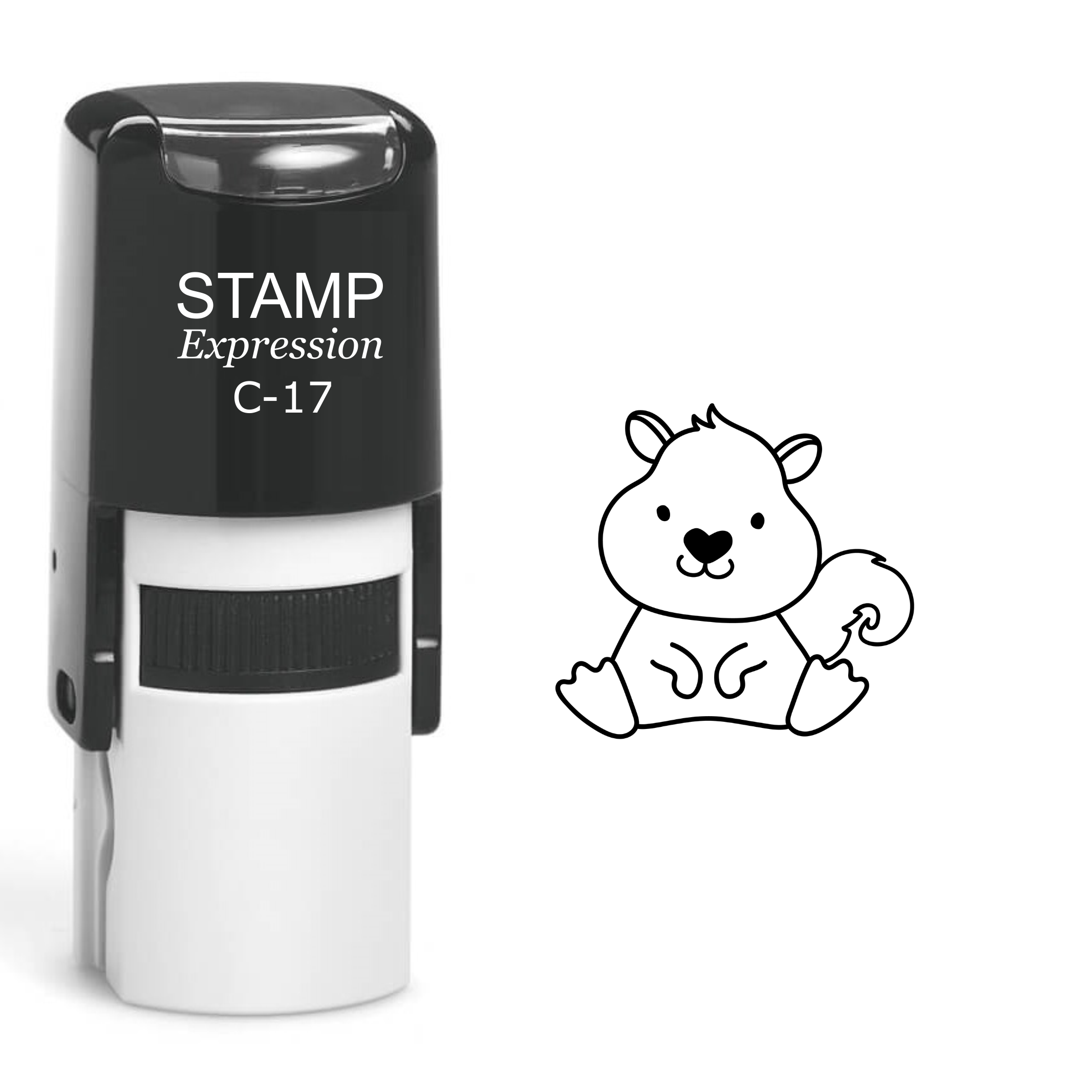 Baby Squirrel Self Inking Rubber Stamp (SH-60141)