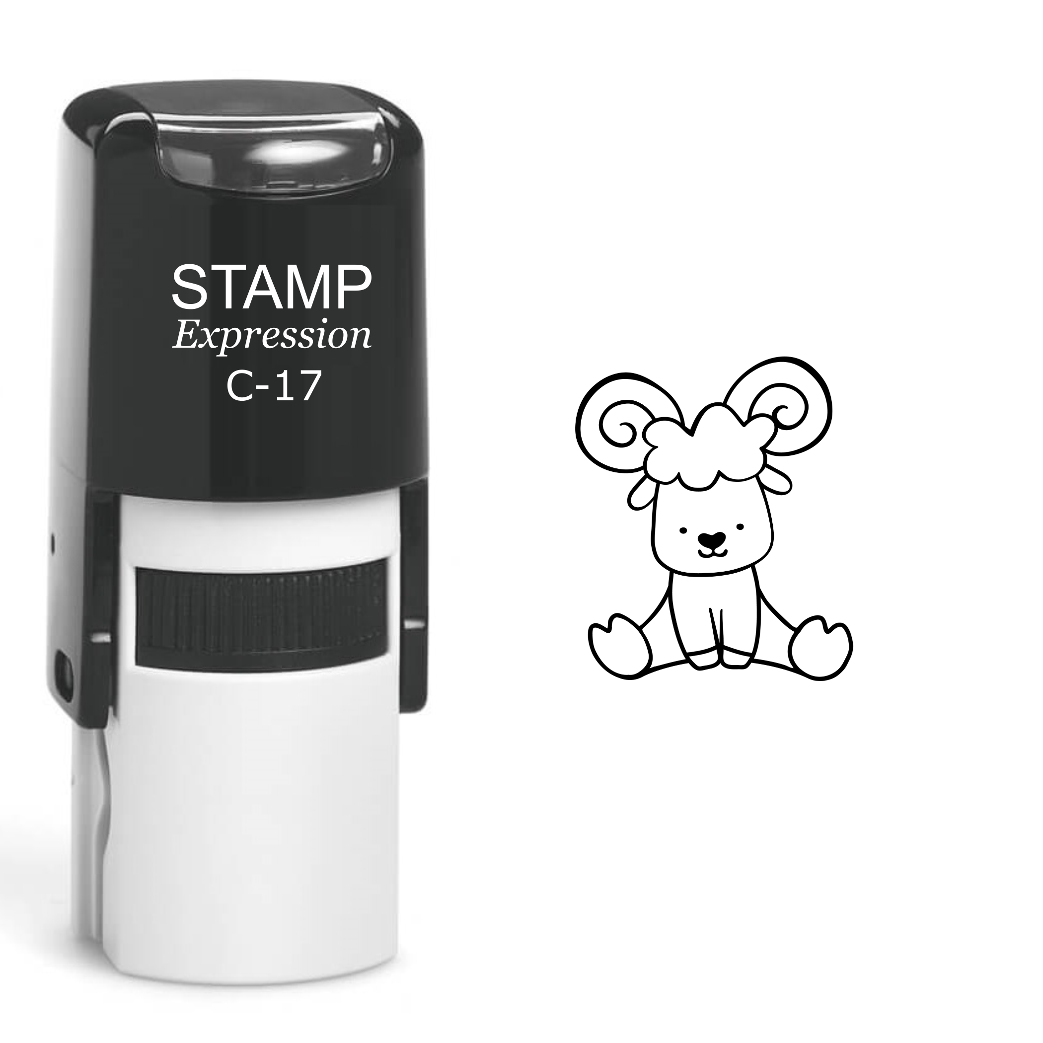 Baby Ram Self Inking Rubber Stamp (SH-60145)