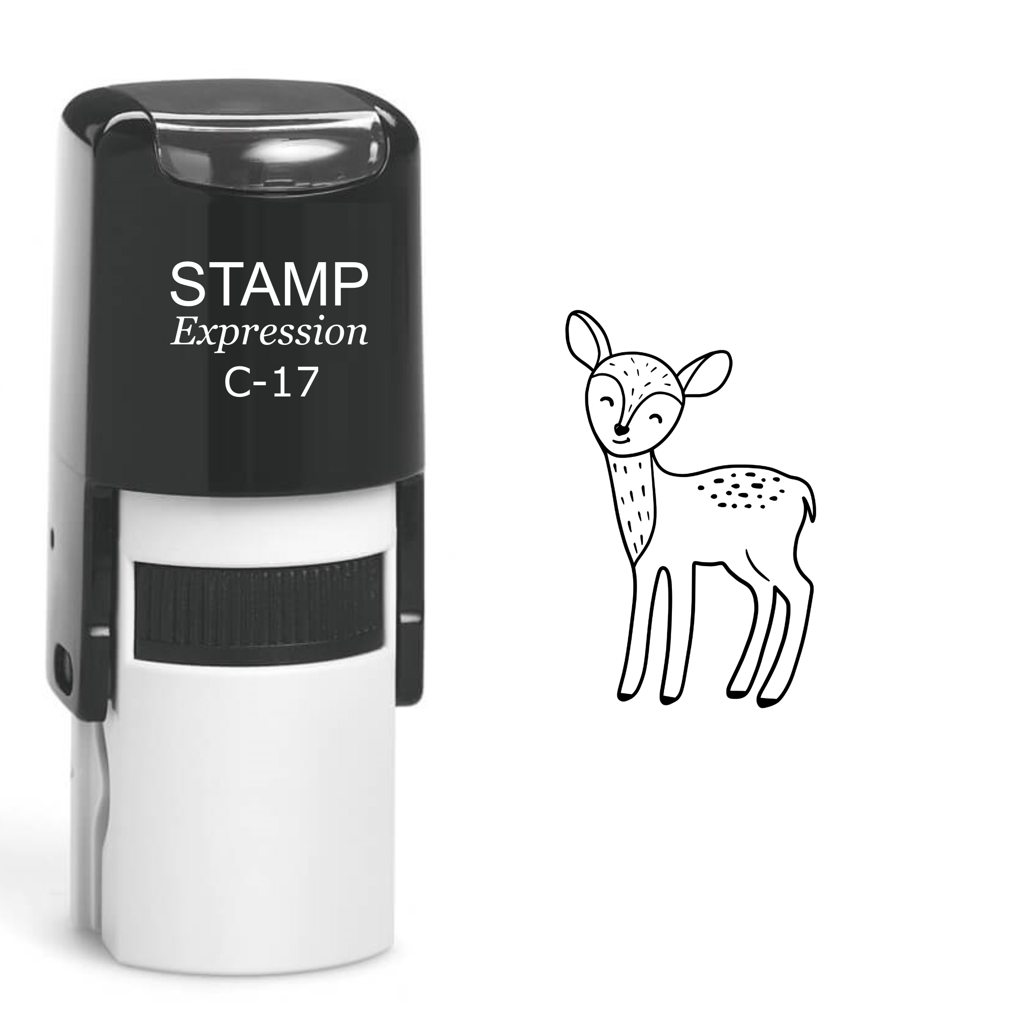 Baby Reindeer Self Inking Rubber Stamp (SH-60196)
