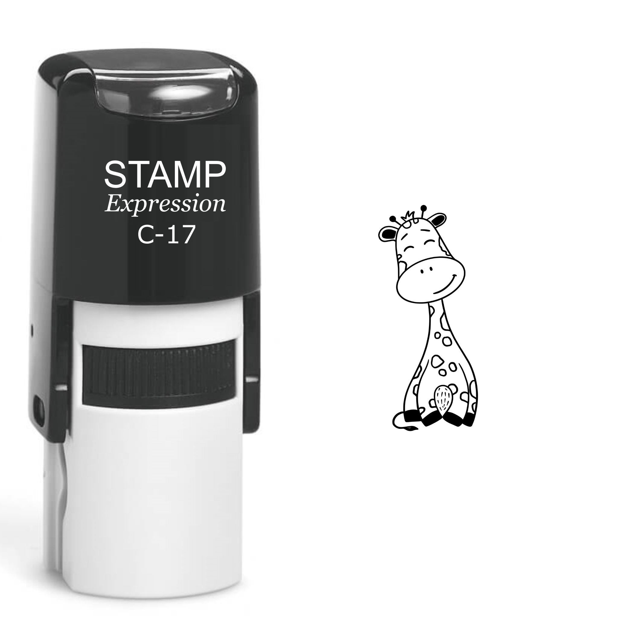 Giraffe Self Inking Rubber Stamp (SH-60227)