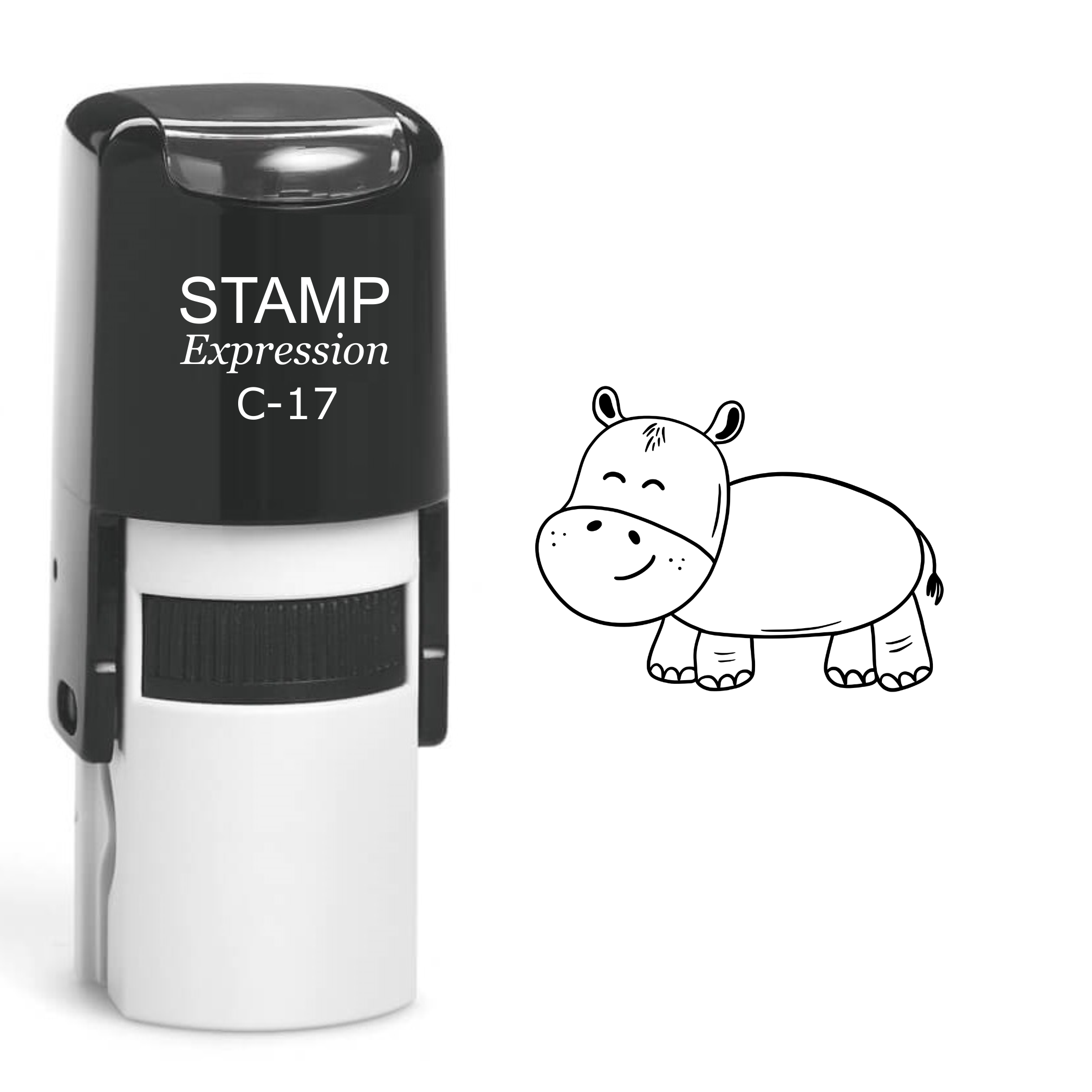 Hippo Self Inking Rubber Stamp (SH-60232)