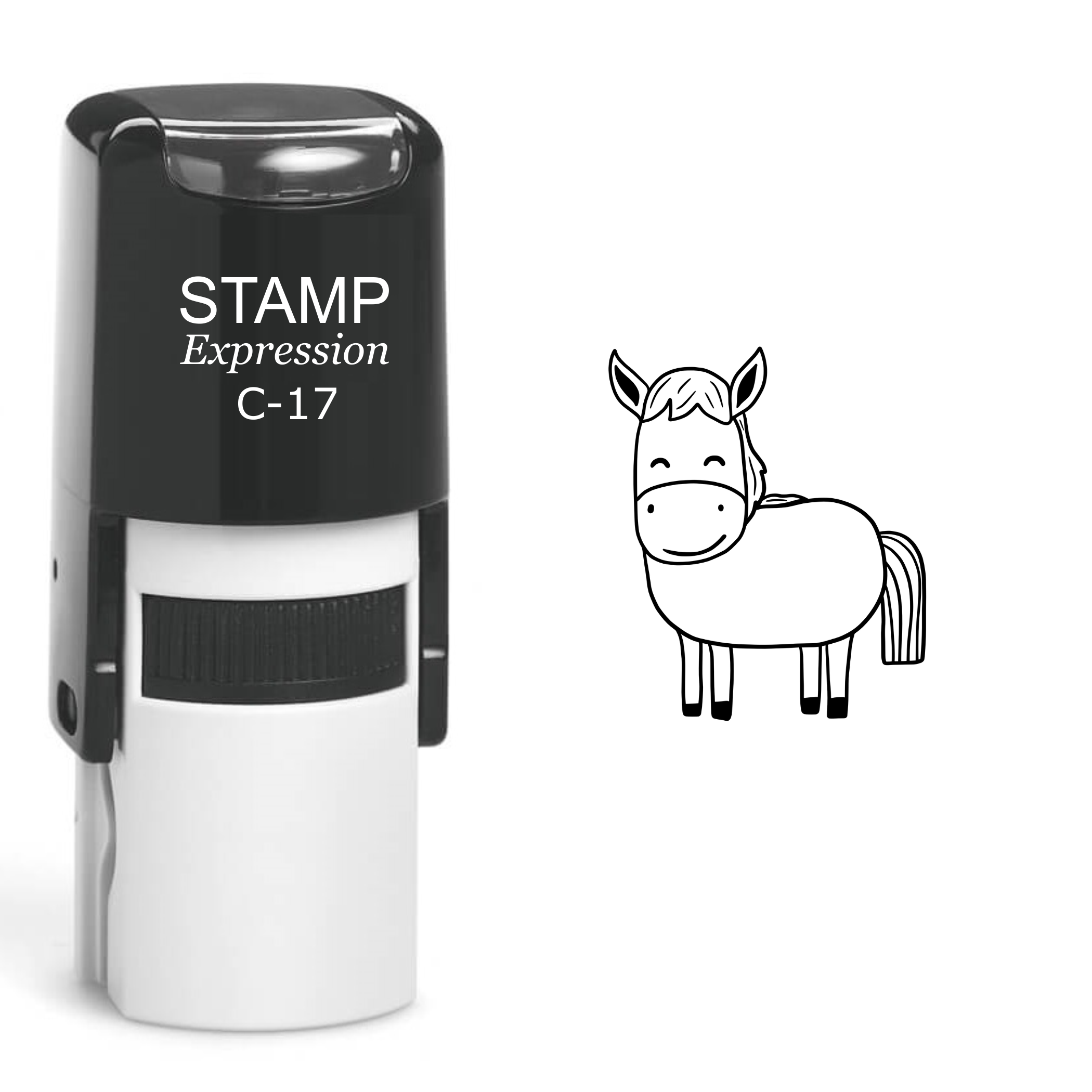 Horse Self Inking Rubber Stamp (SH-60234)