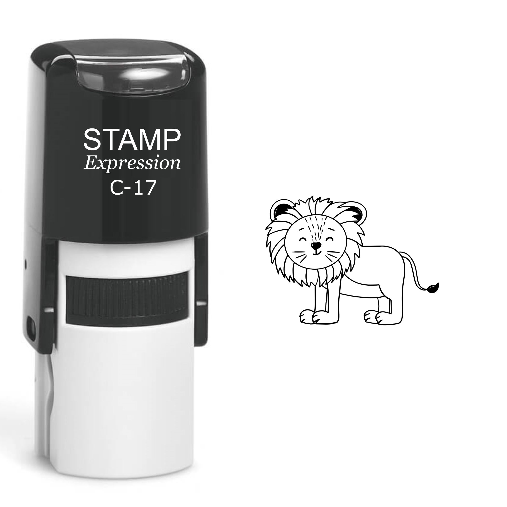 Lion Self Inking Rubber Stamp (SH-60242)