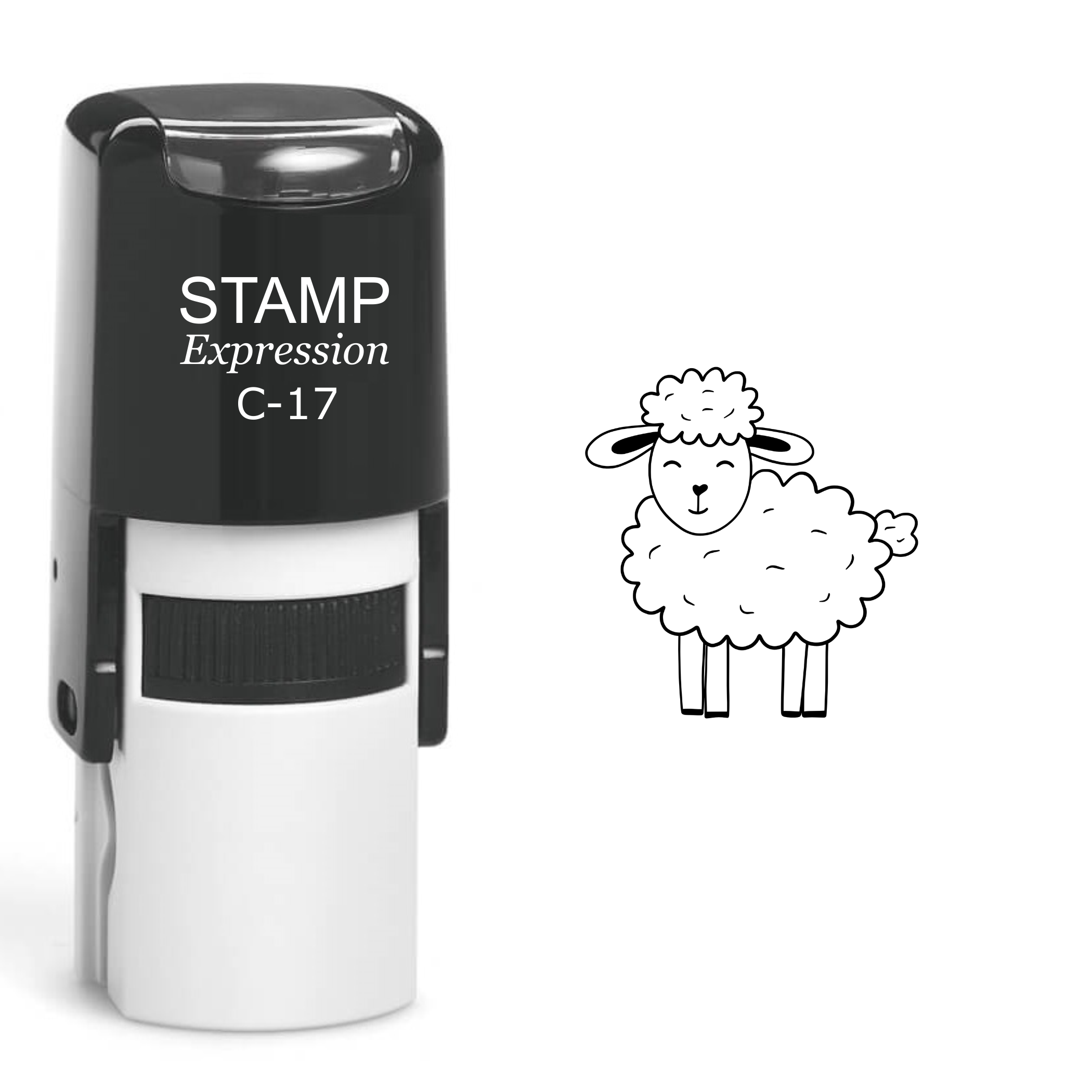 Sheep Self Inking Rubber Stamp (SH-60262)