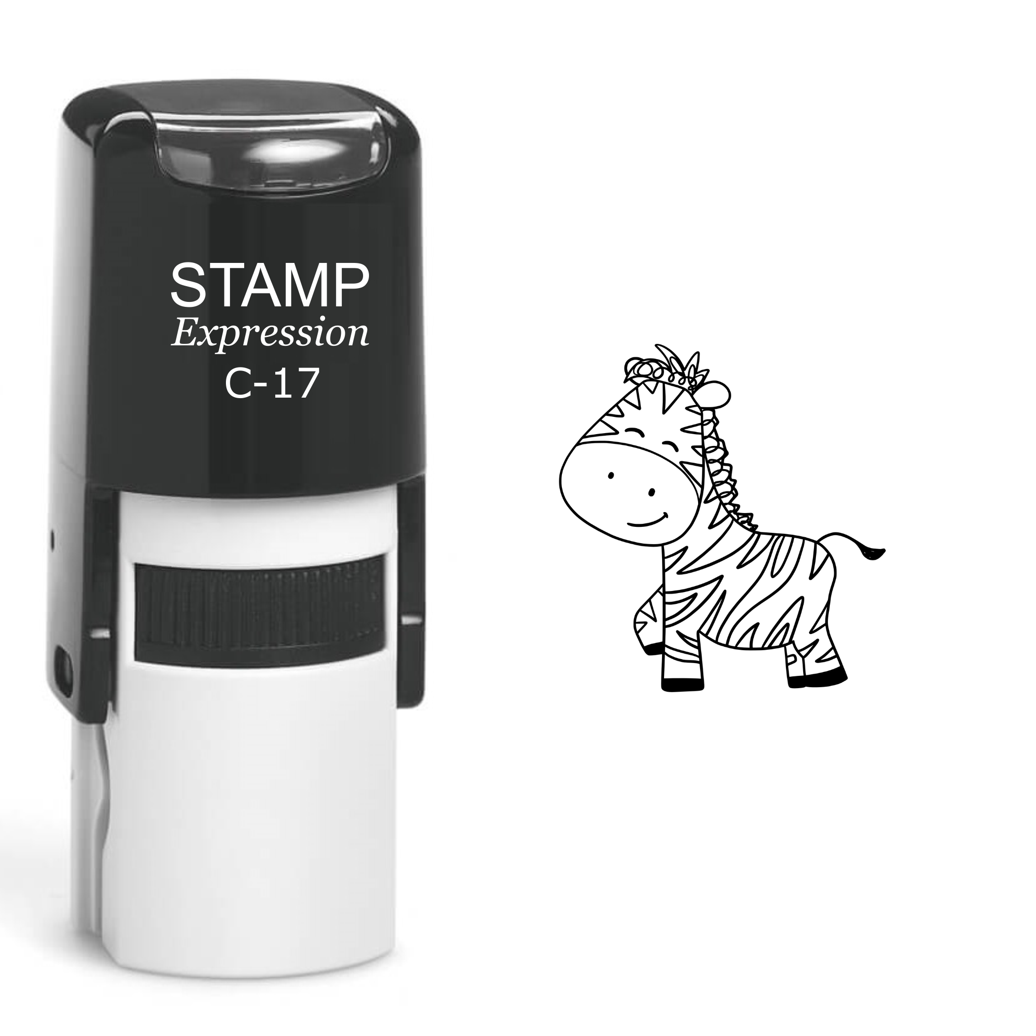 Zebra Self Inking Rubber Stamp (SH-60278)