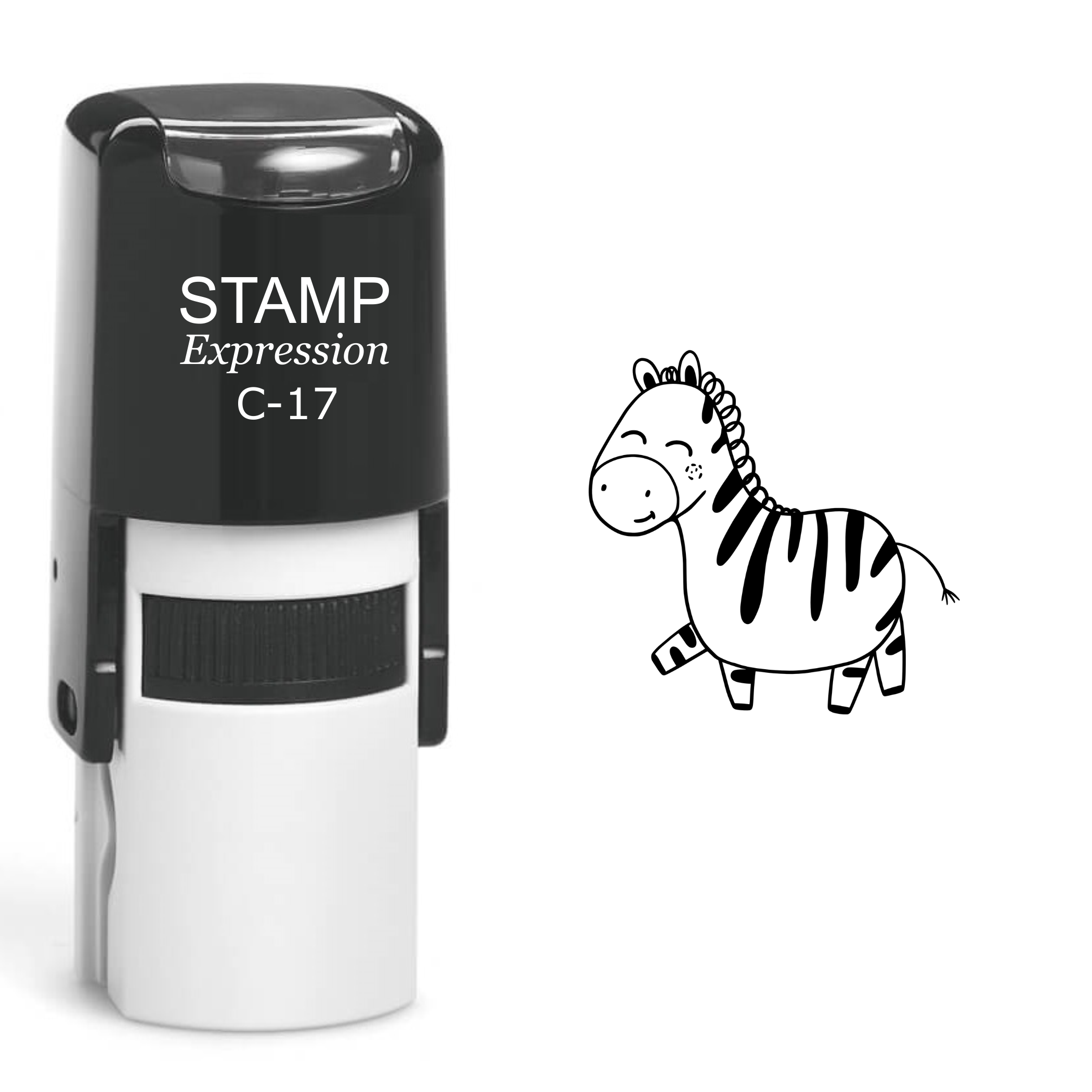 Zebra Self Inking Rubber Stamp (SH-60279)