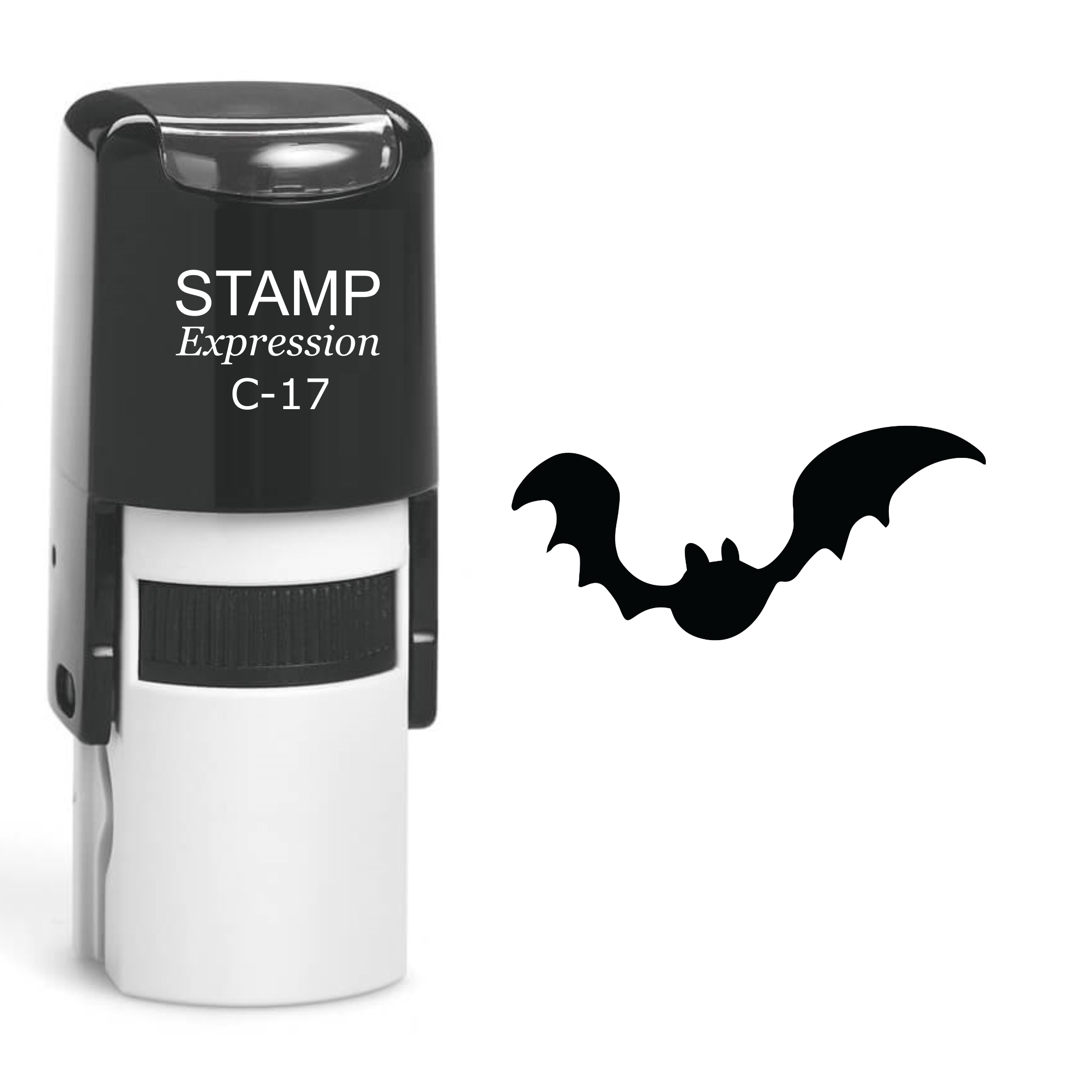 Bat Halloween Self Inking Rubber Stamp (SH-60280)