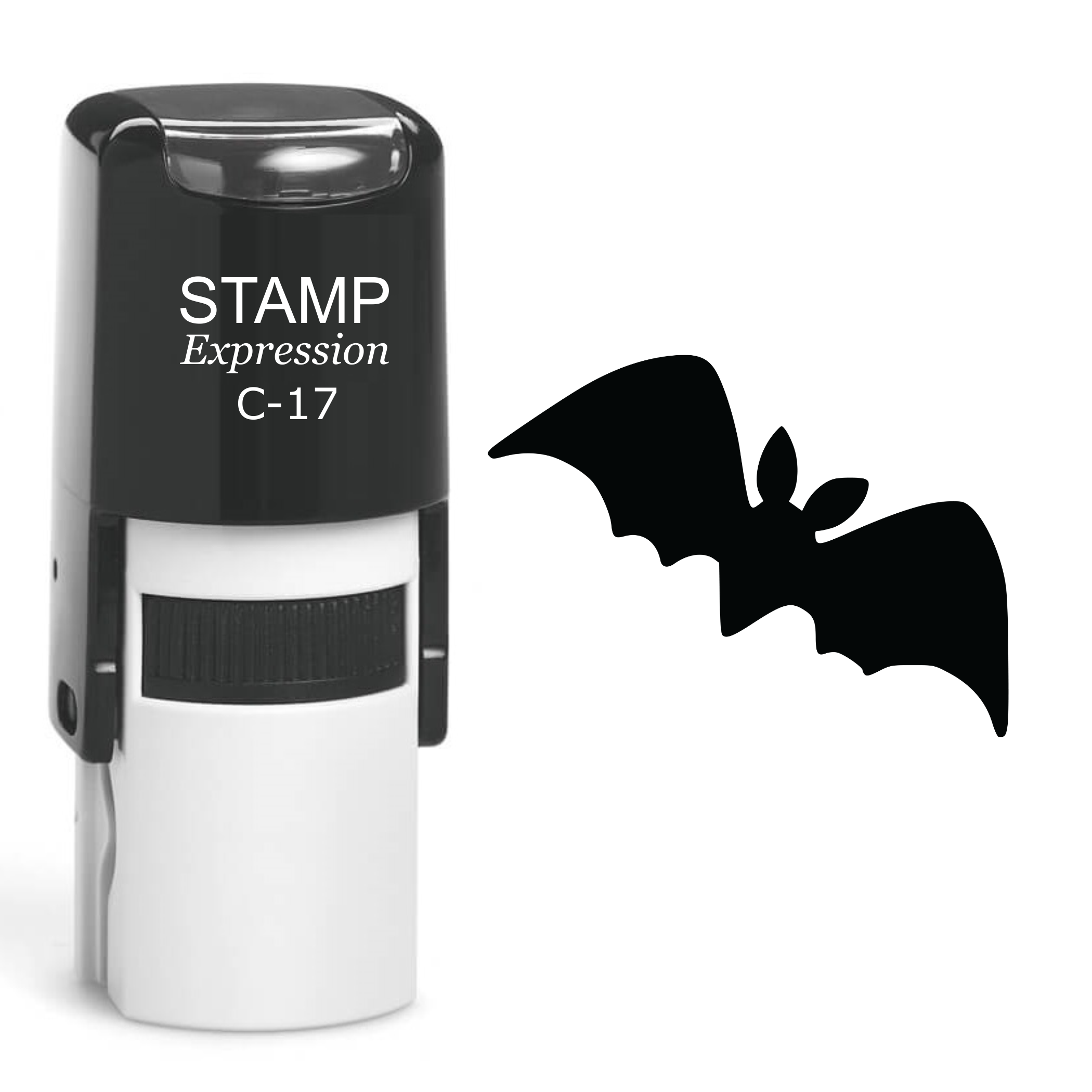 Bat Halloween Self Inking Rubber Stamp (SH-60281)
