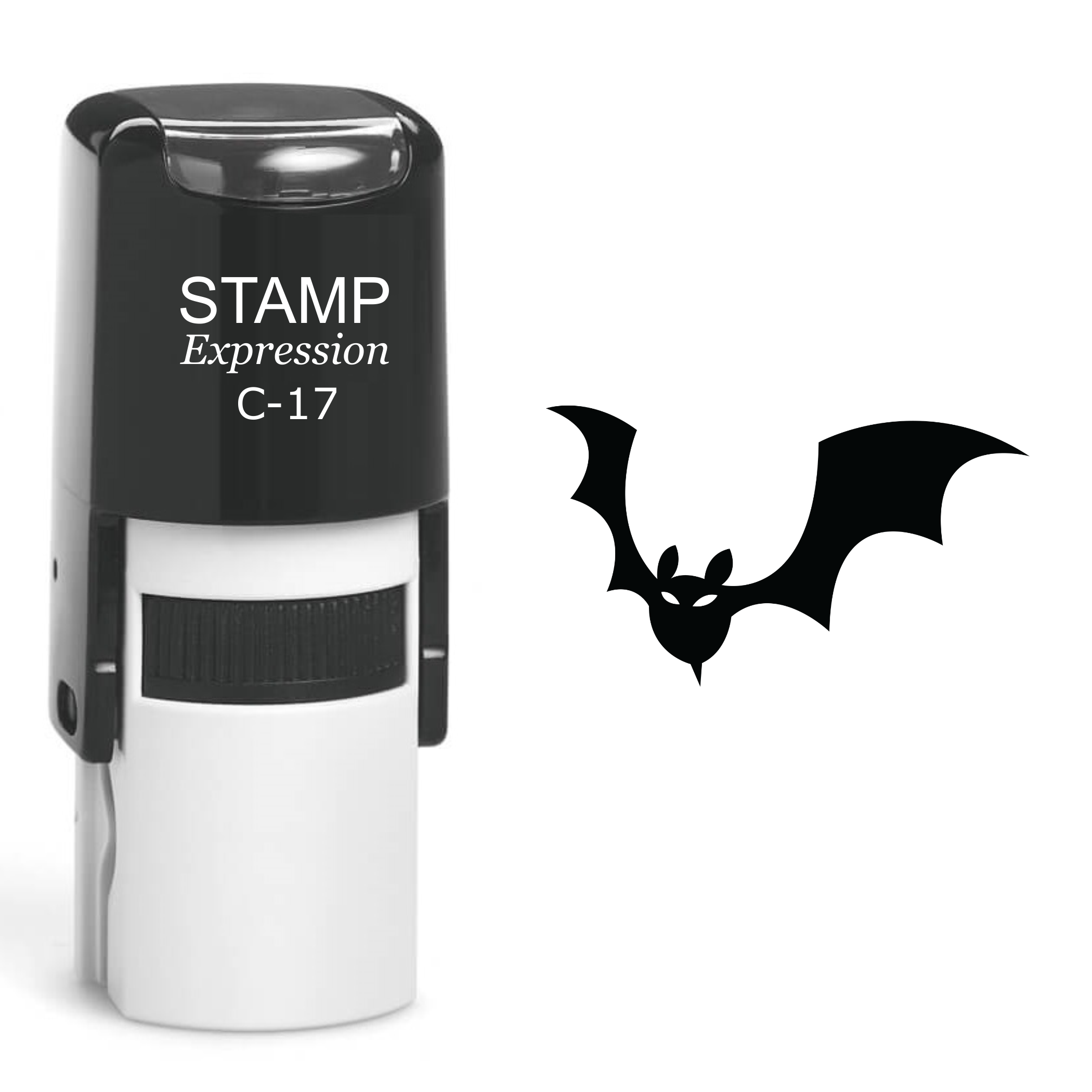 Bat Halloween Self Inking Rubber Stamp (SH-60283)
