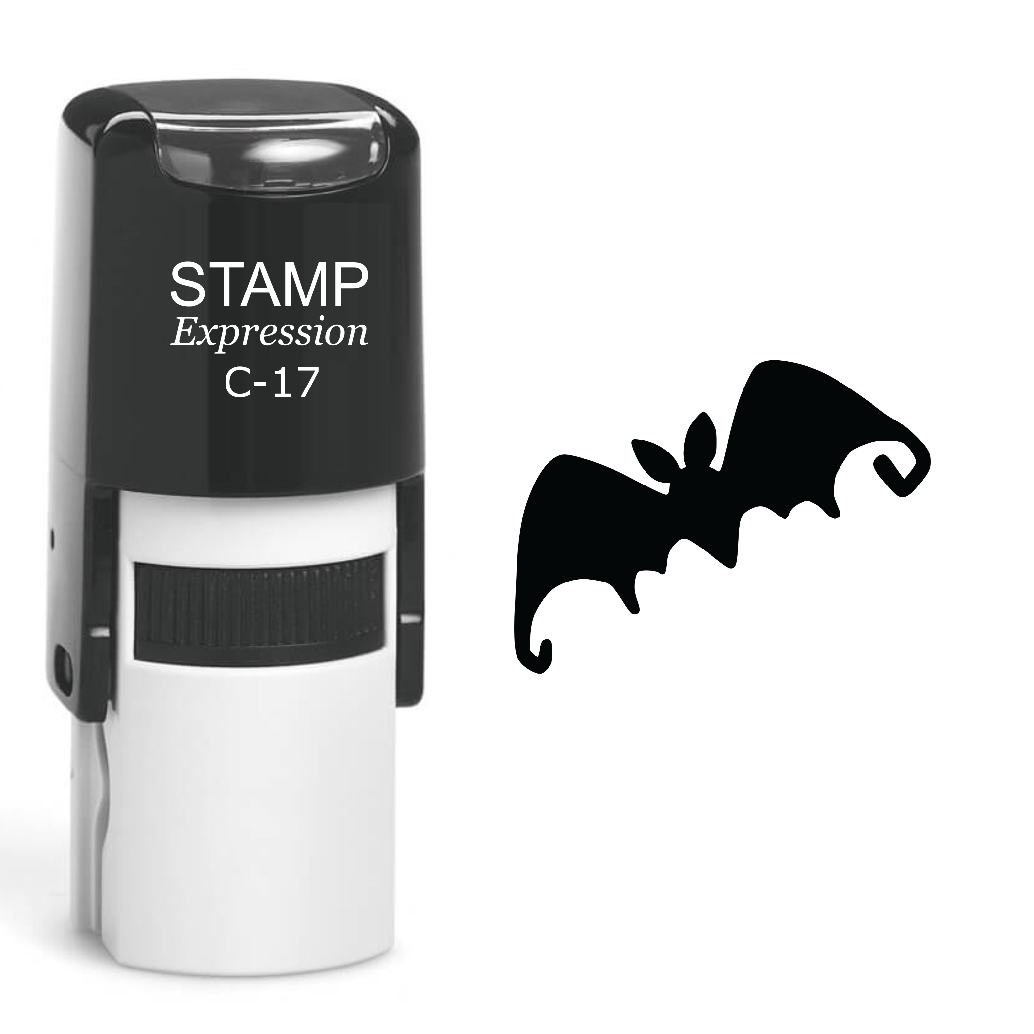 Bat Halloween Self Inking Rubber Stamp (SH-60286)