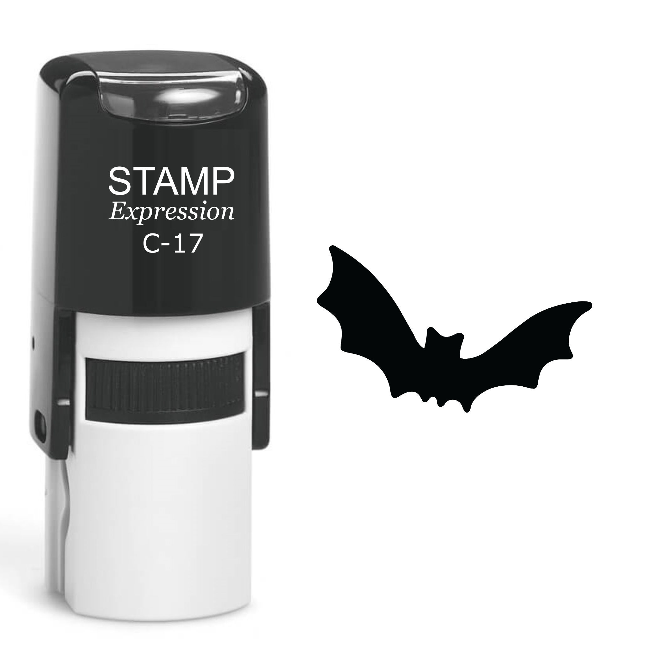 Bat Halloween Self Inking Rubber Stamp (SH-60288)