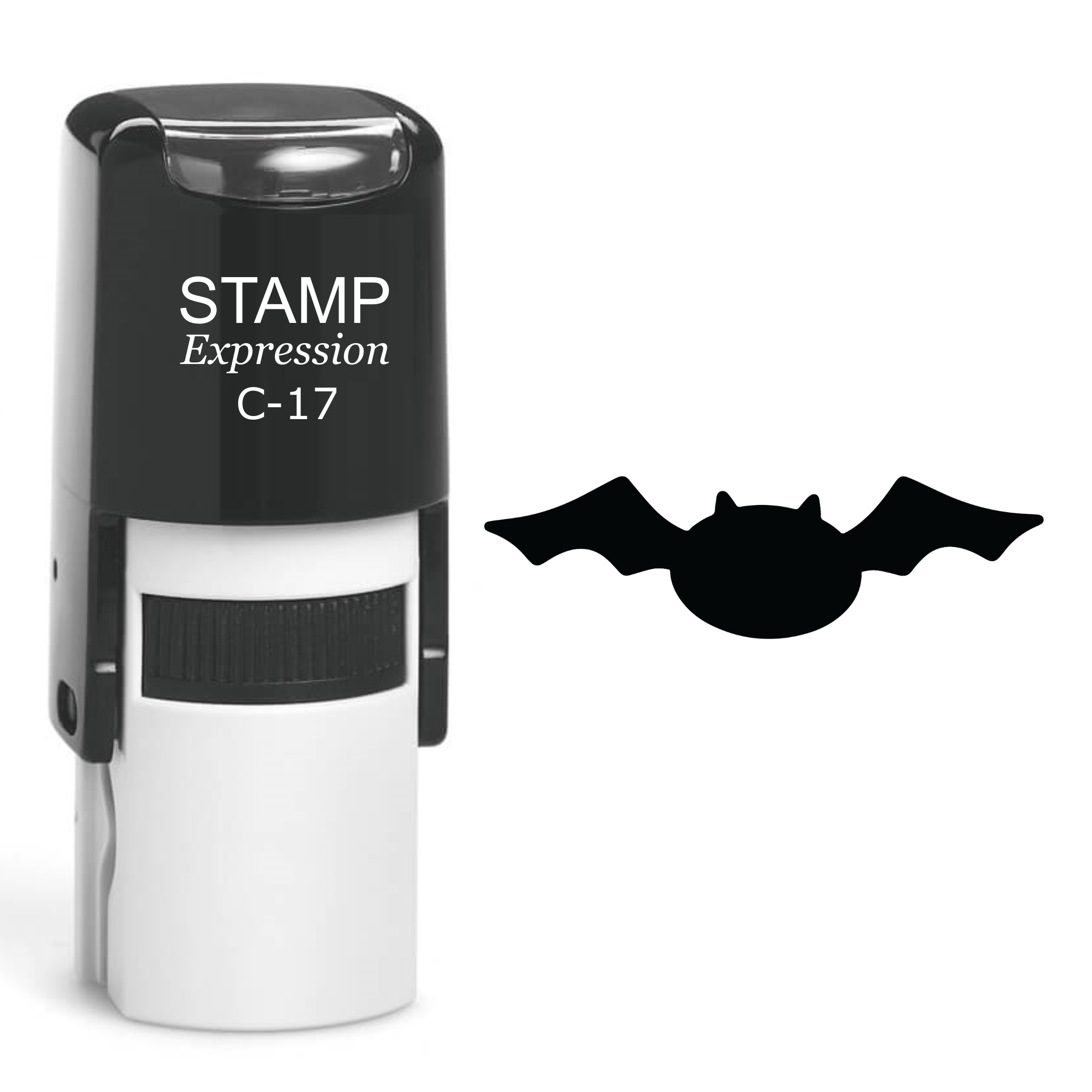 Bat Halloween Self Inking Rubber Stamp (SH-60289)