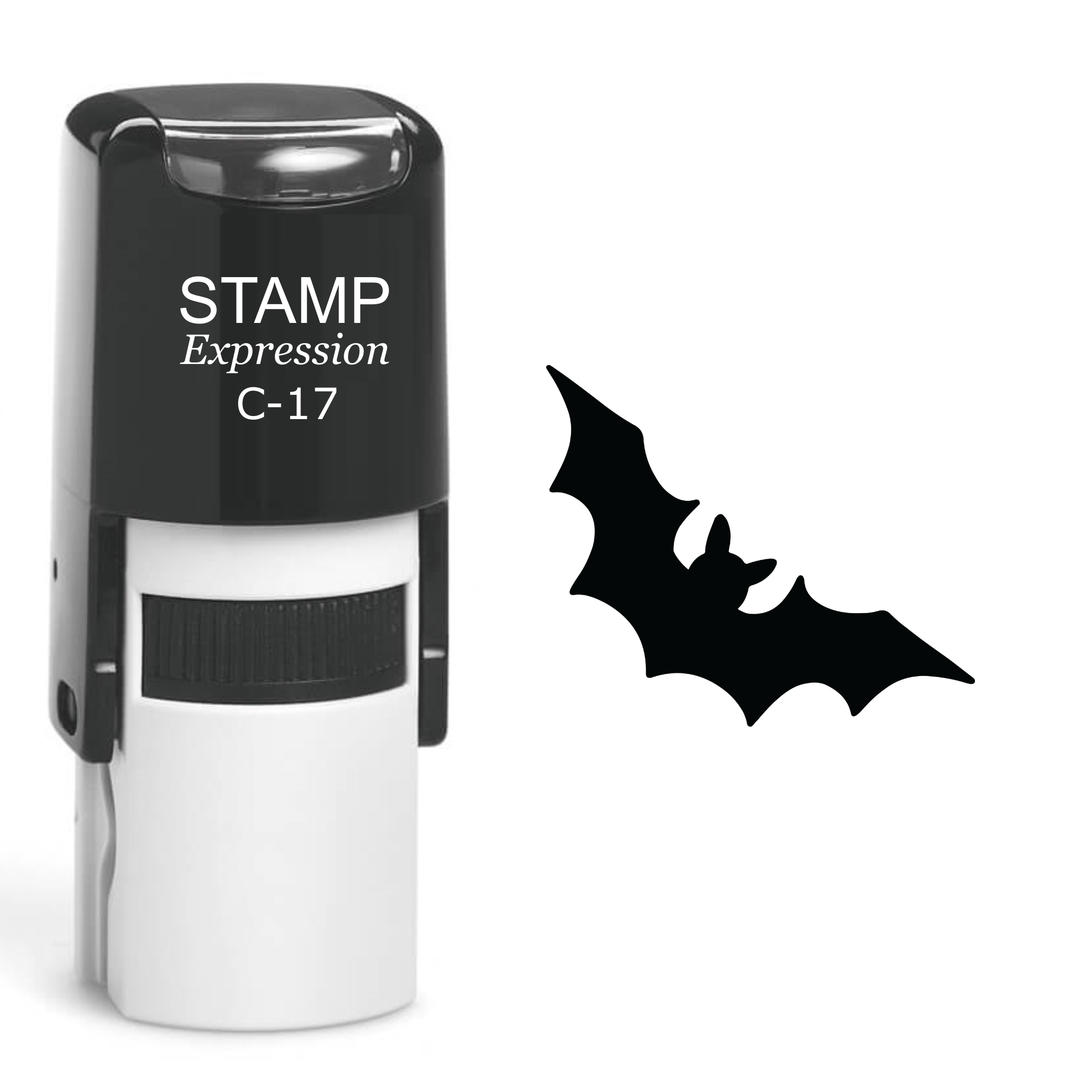 Bat Halloween Self Inking Rubber Stamp (SH-60293)