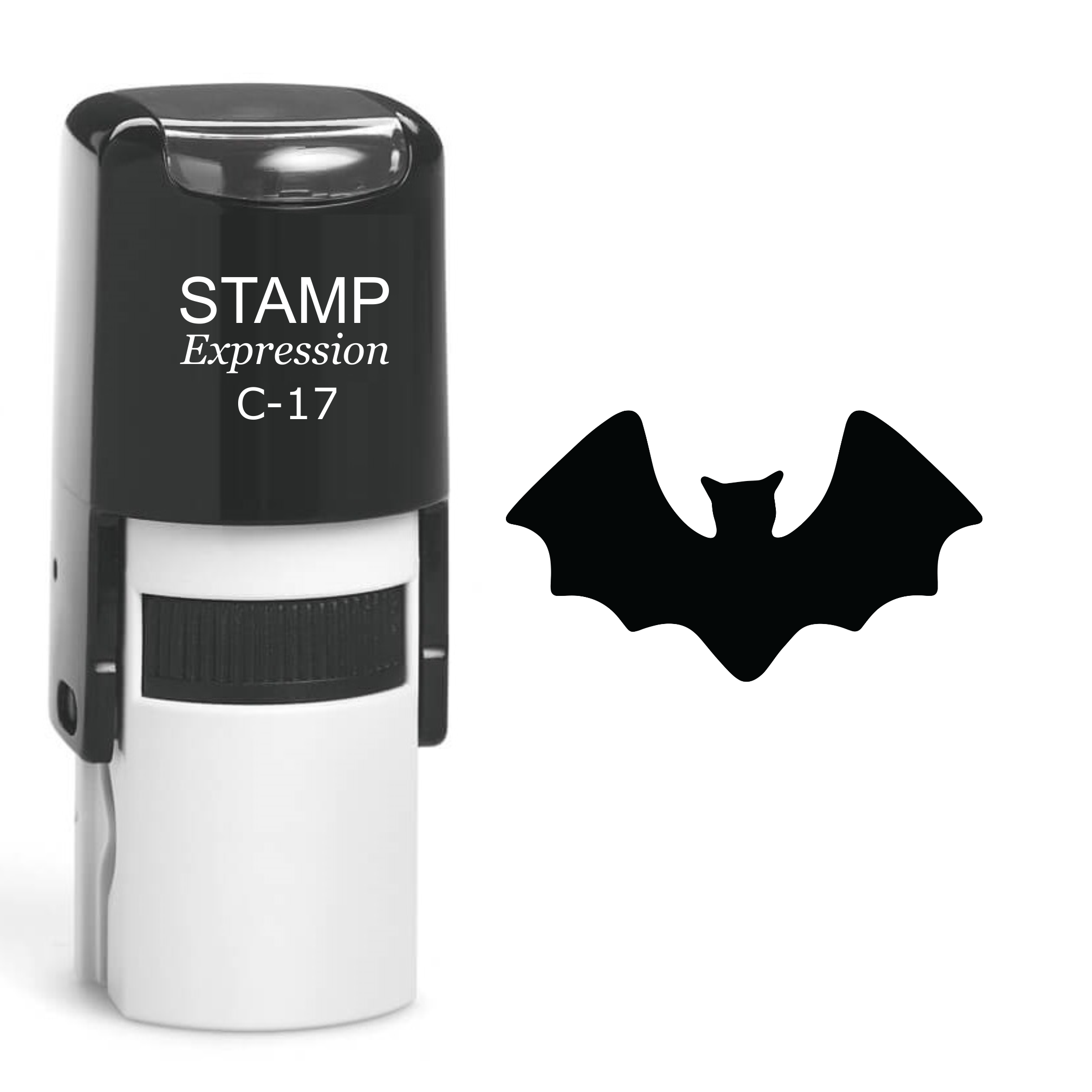 Bat Halloween Self Inking Rubber Stamp (SH-60295)