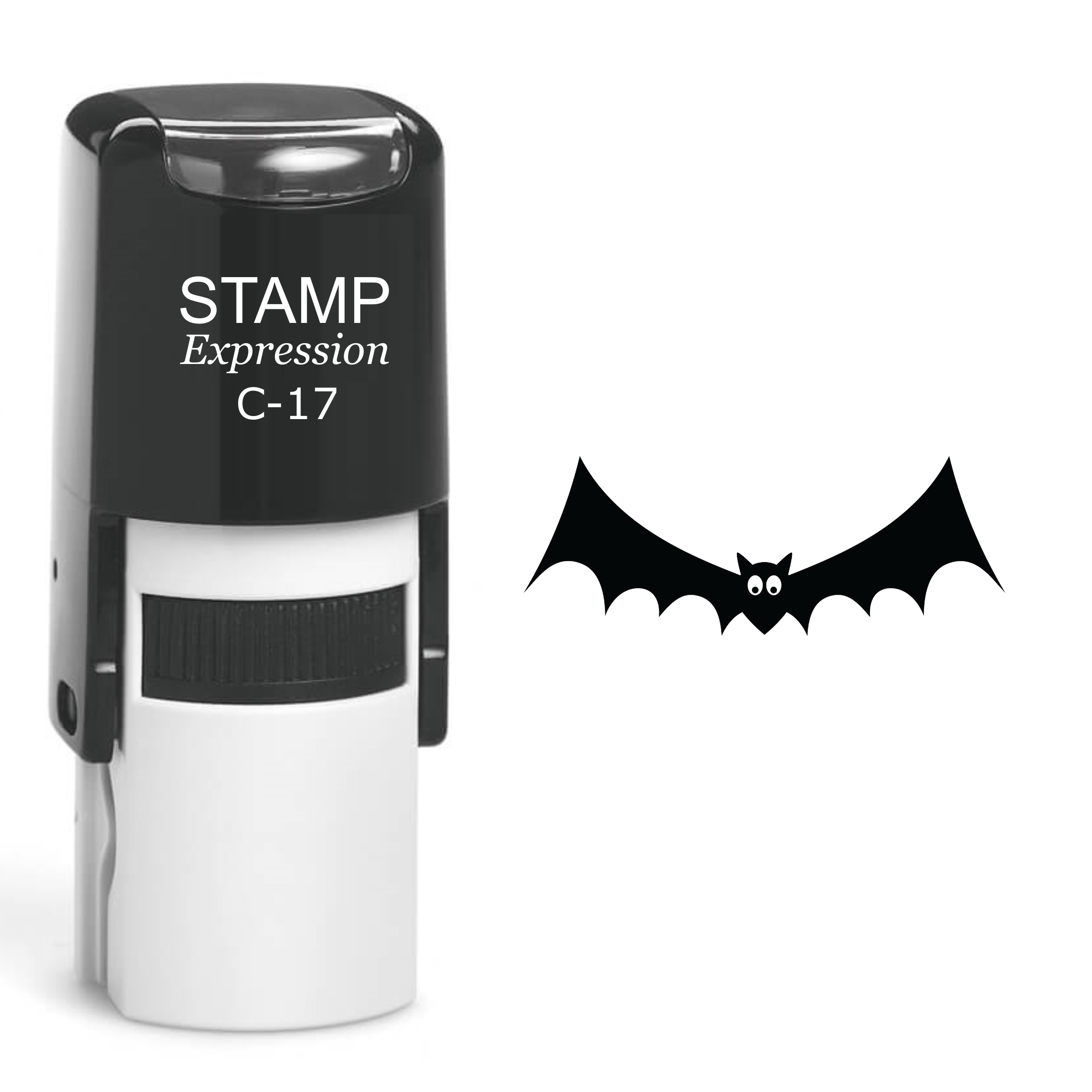 Bat Halloween Self Inking Rubber Stamp (SH-60297)