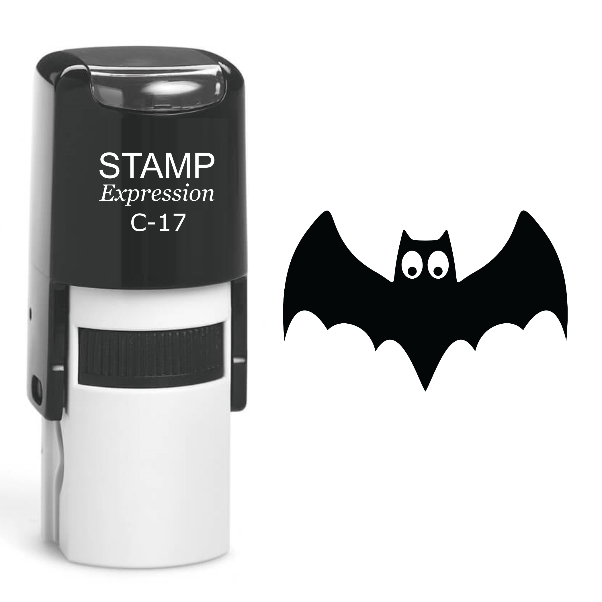 Bat Halloween Self Inking Rubber Stamp (SH-60298)
