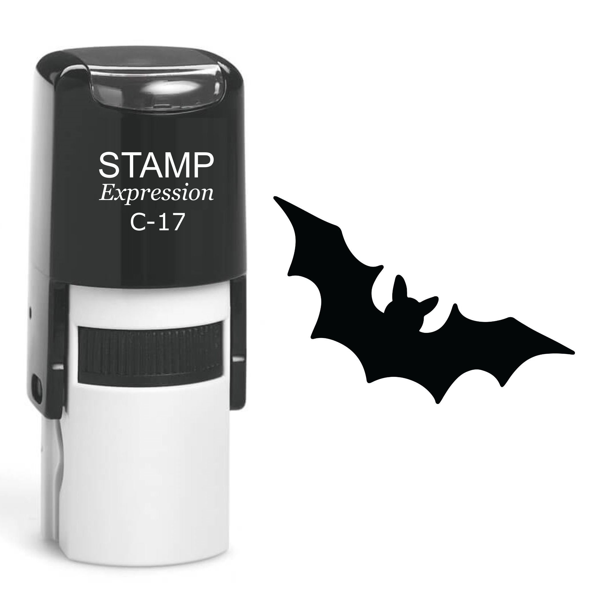 Bat Halloween Self Inking Rubber Stamp (SH-60299)