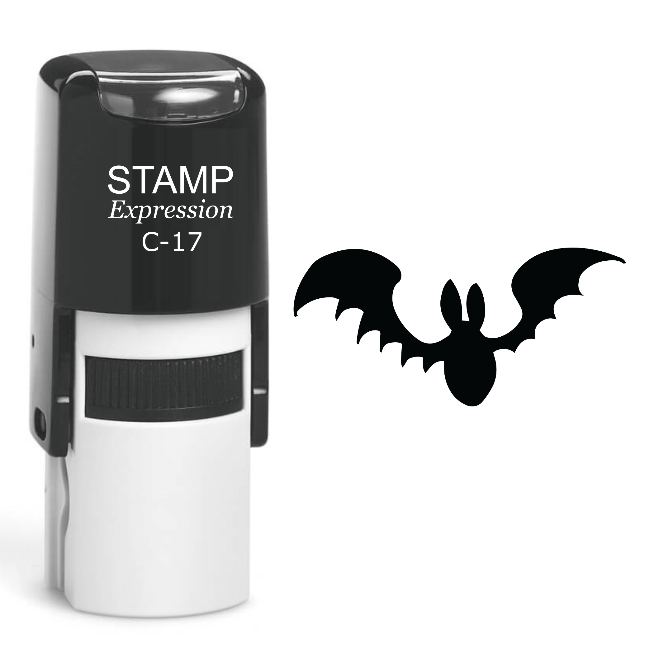 Bat Halloween Self Inking Rubber Stamp (SH-60304)