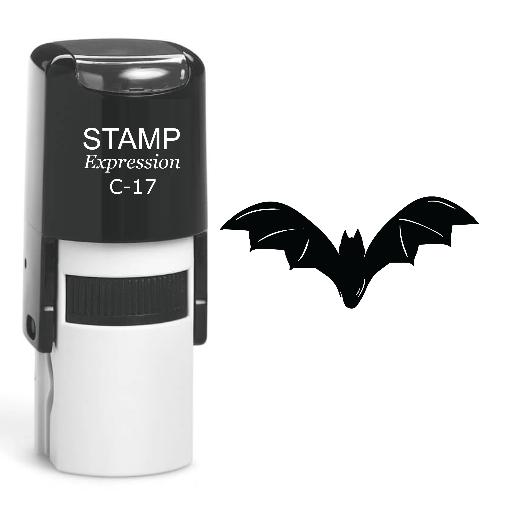 Bat Halloween Self Inking Rubber Stamp (SH-60308)