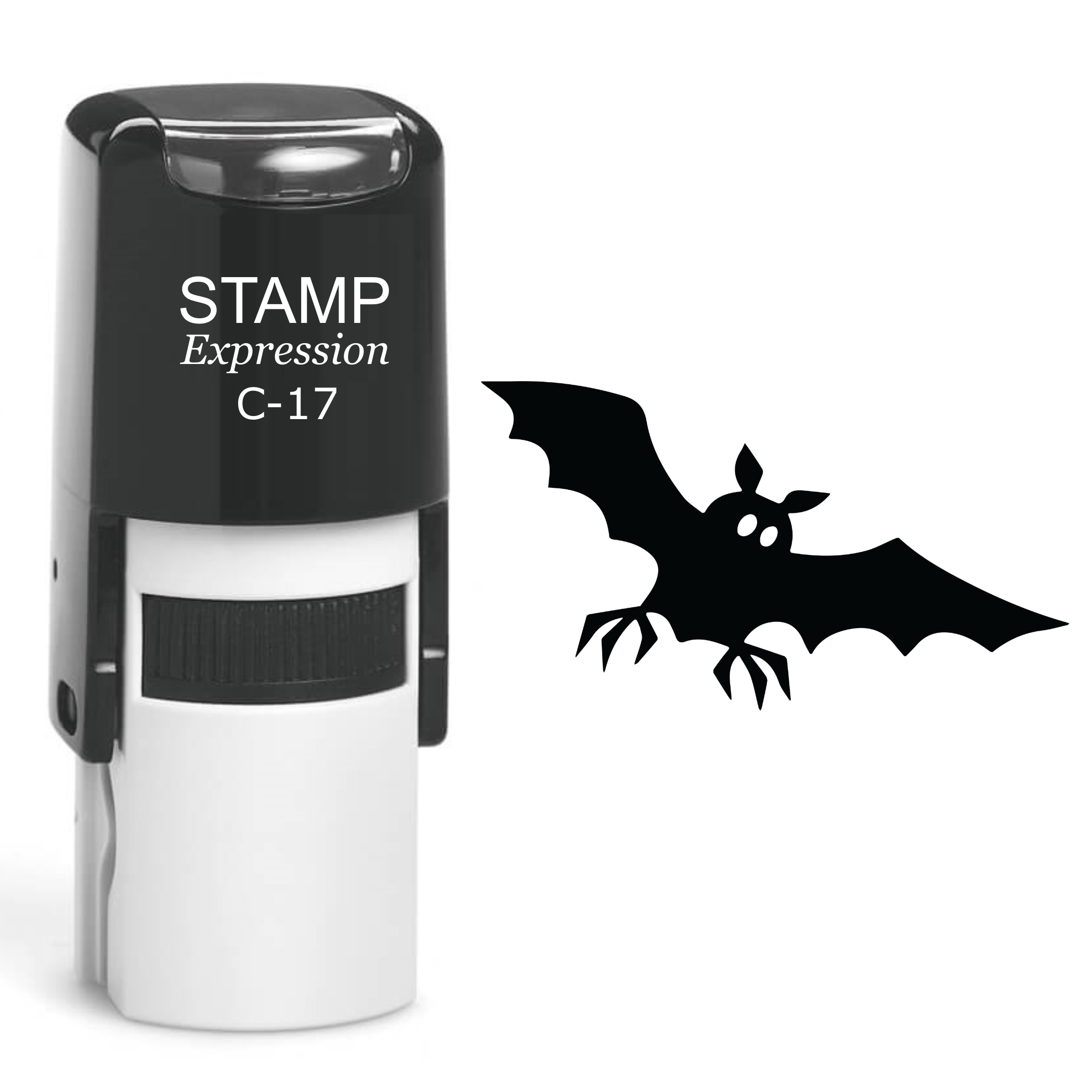 Bat Halloween Self Inking Rubber Stamp (SH-60319)