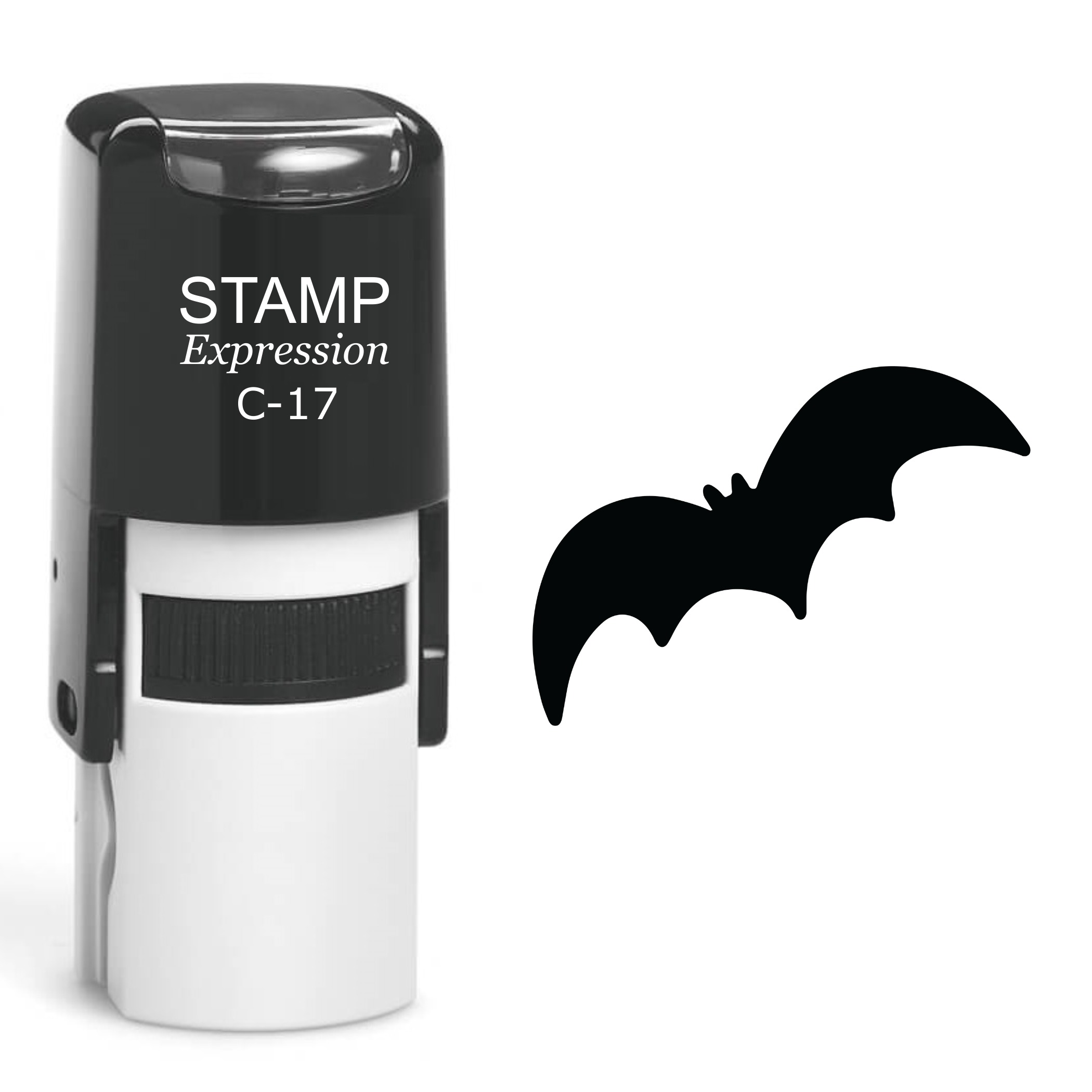 Bat Halloween Self Inking Rubber Stamp (SH-60343)