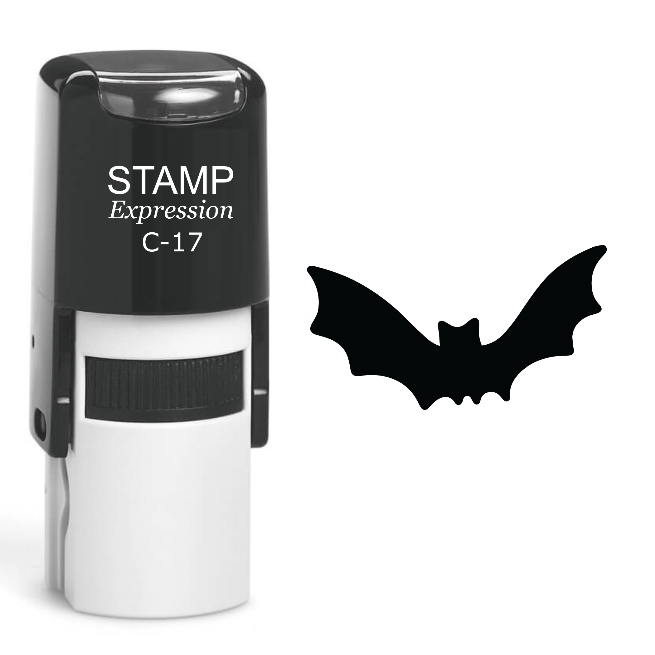 Bat Halloween Self Inking Rubber Stamp (SH-60345)