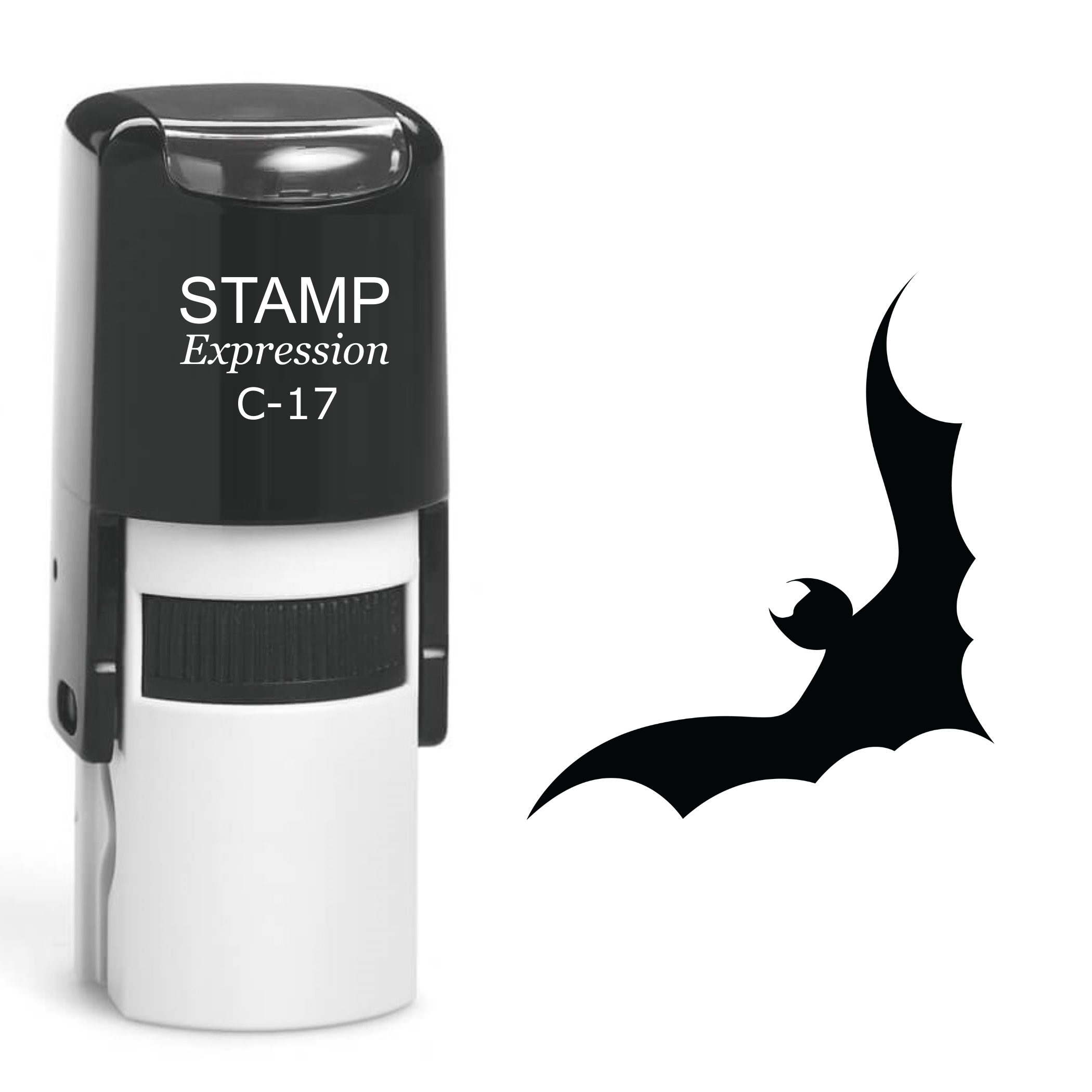 Bat Halloween Self Inking Rubber Stamp (SH-60354)