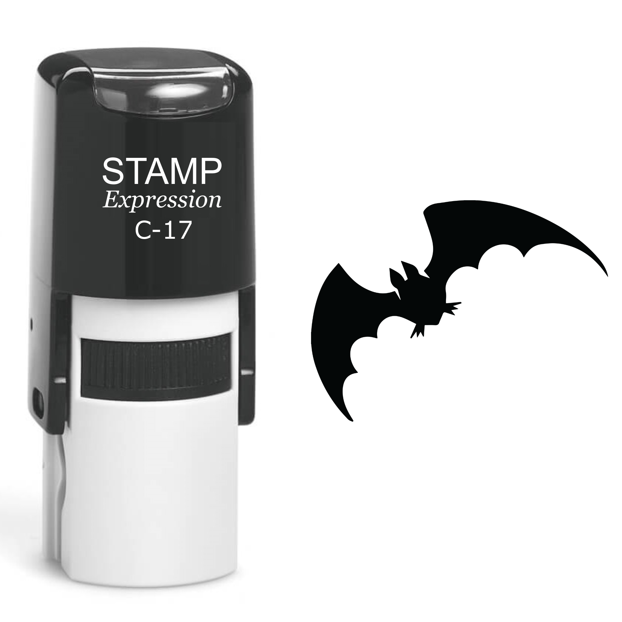 Bat Halloween Self Inking Rubber Stamp (SH-60360)