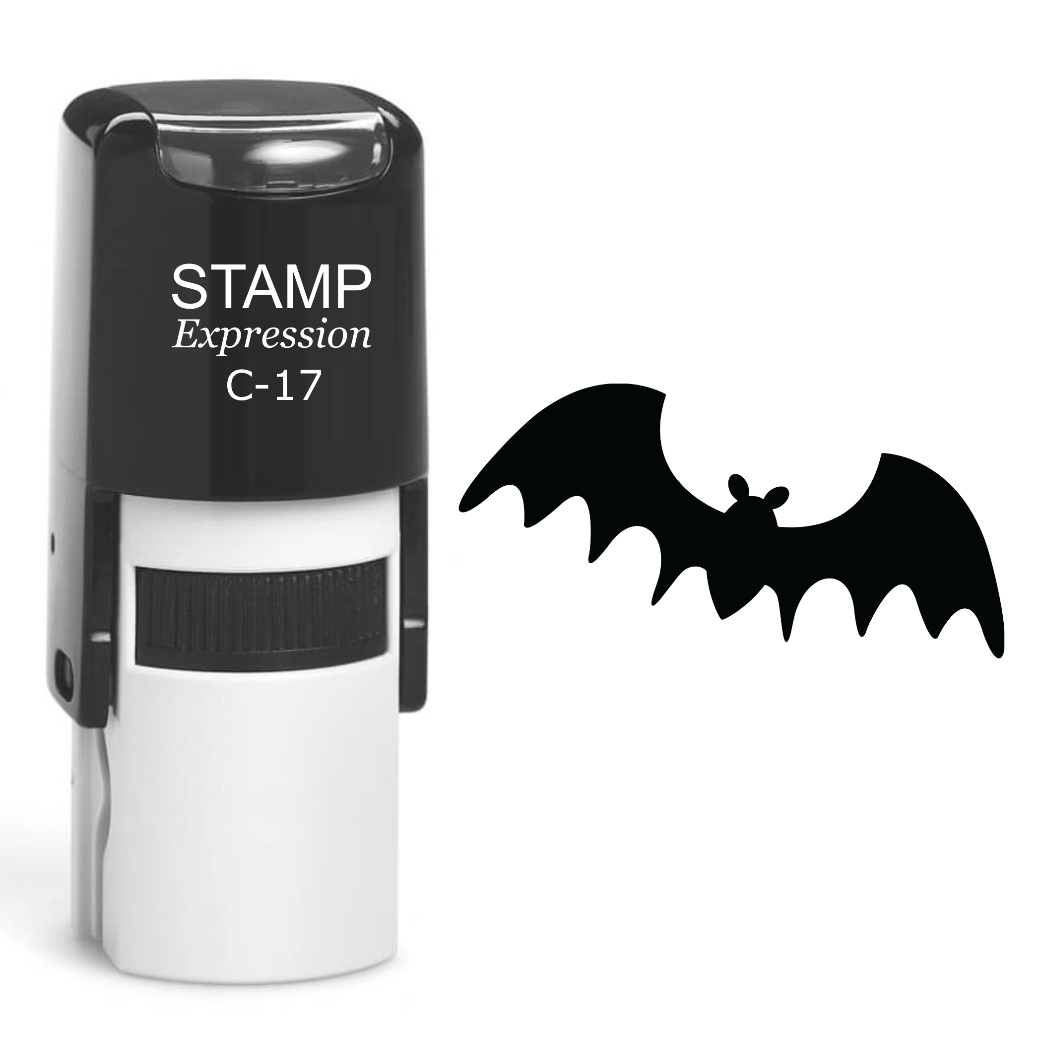 Bat Halloween Self Inking Rubber Stamp (SH-60363)