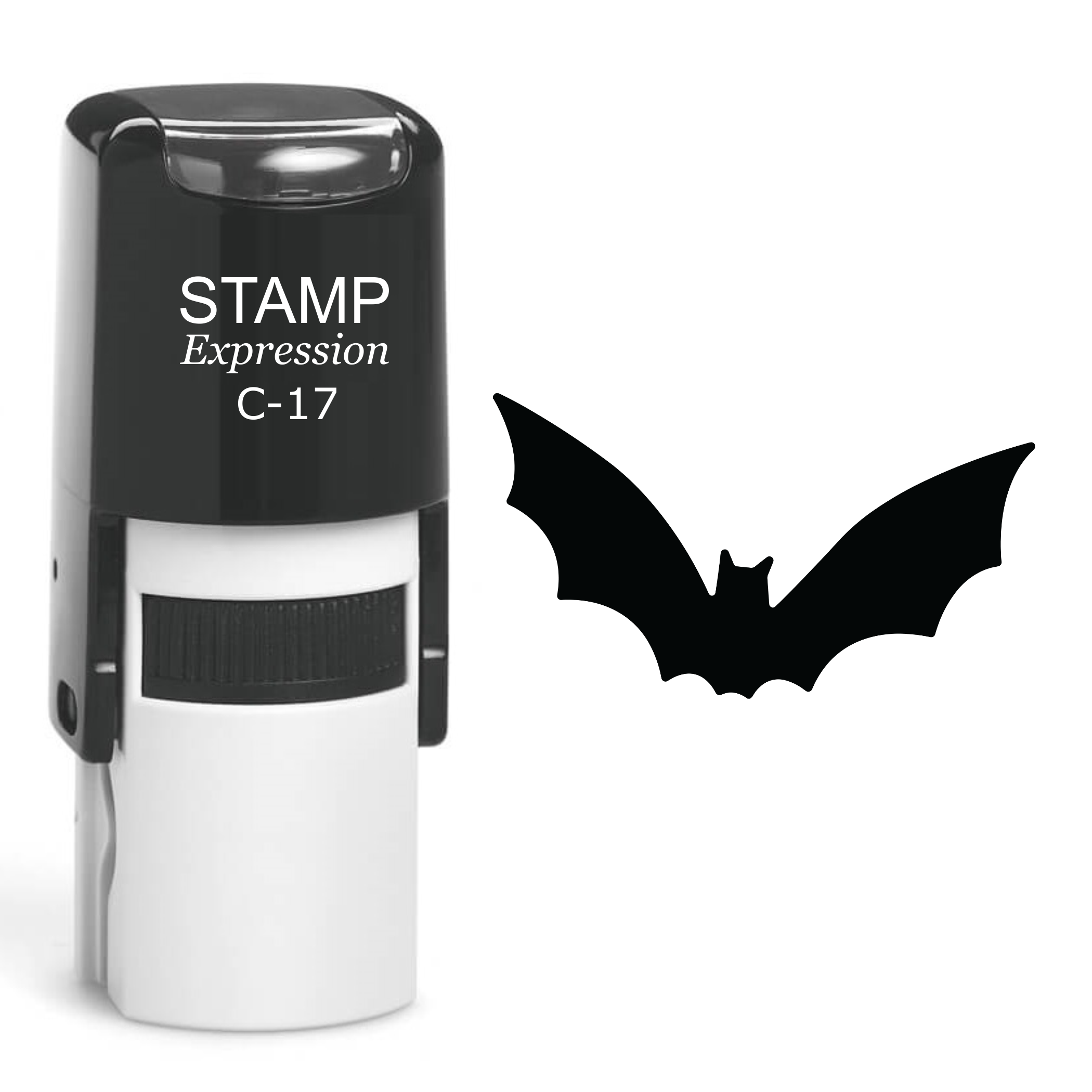 Bat Halloween Self Inking Rubber Stamp (SH-60364)