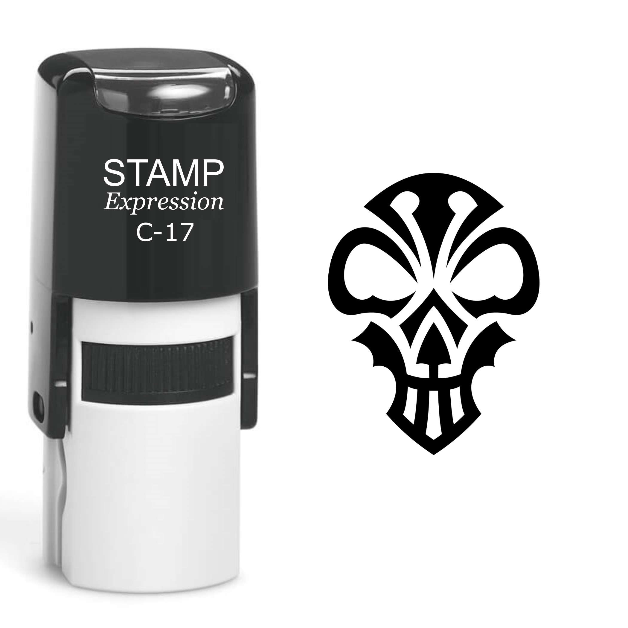 Skull Self Inking Rubber Stamp (SH-60424)