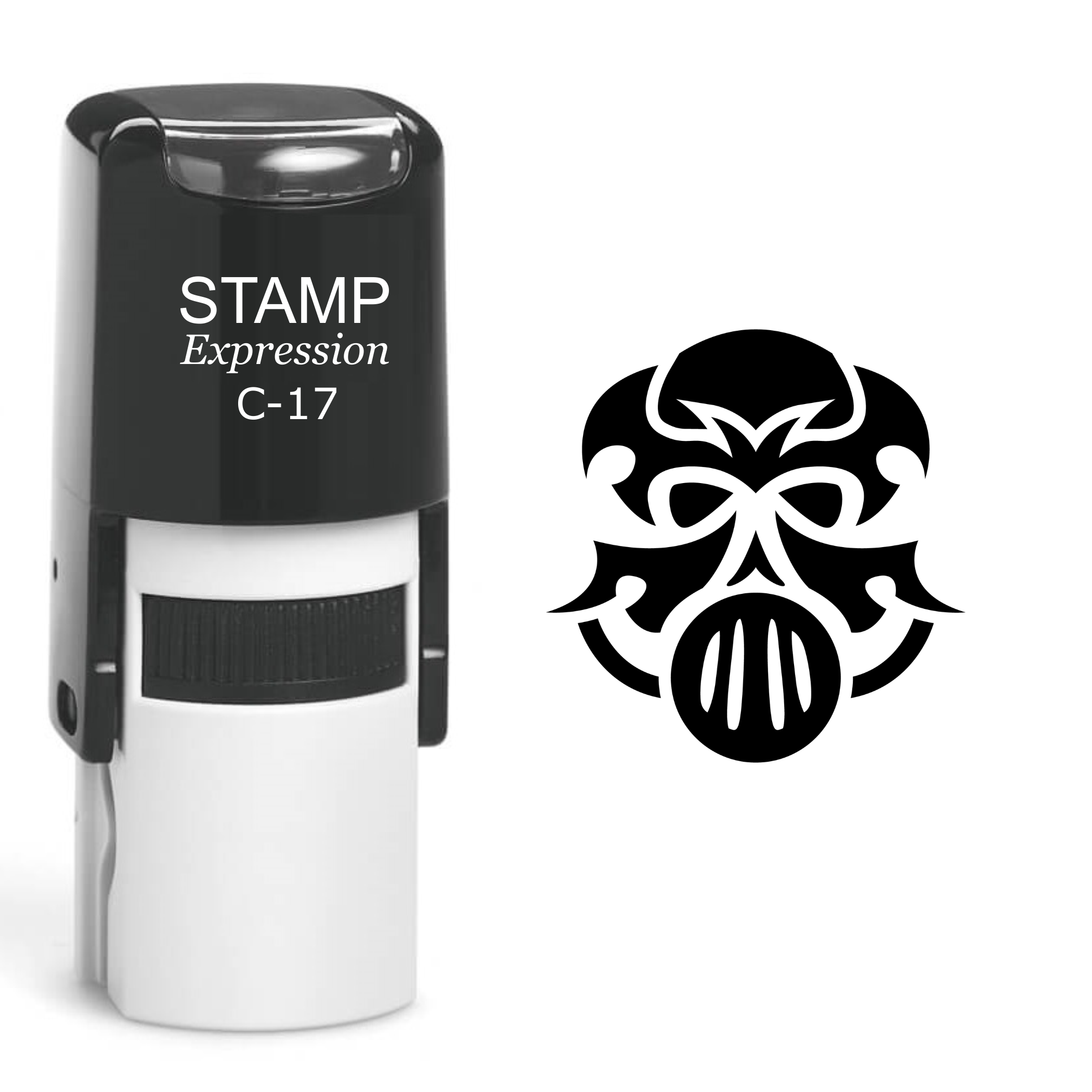 Skull Self Inking Rubber Stamp (SH-60425)