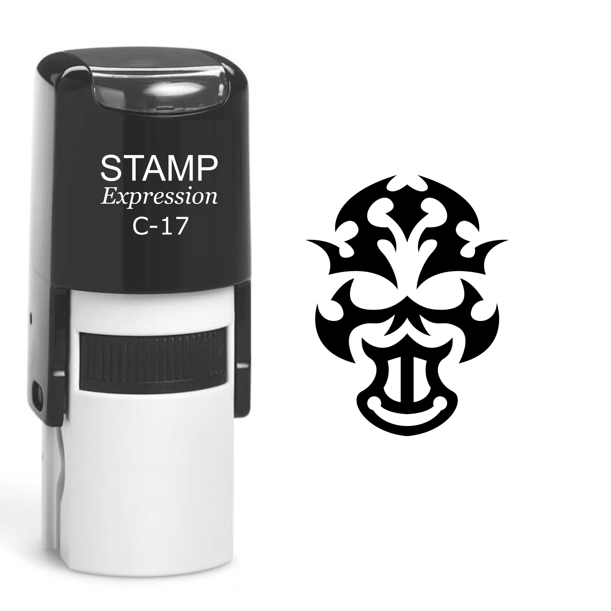 Skull Self Inking Rubber Stamp (SH-60426)