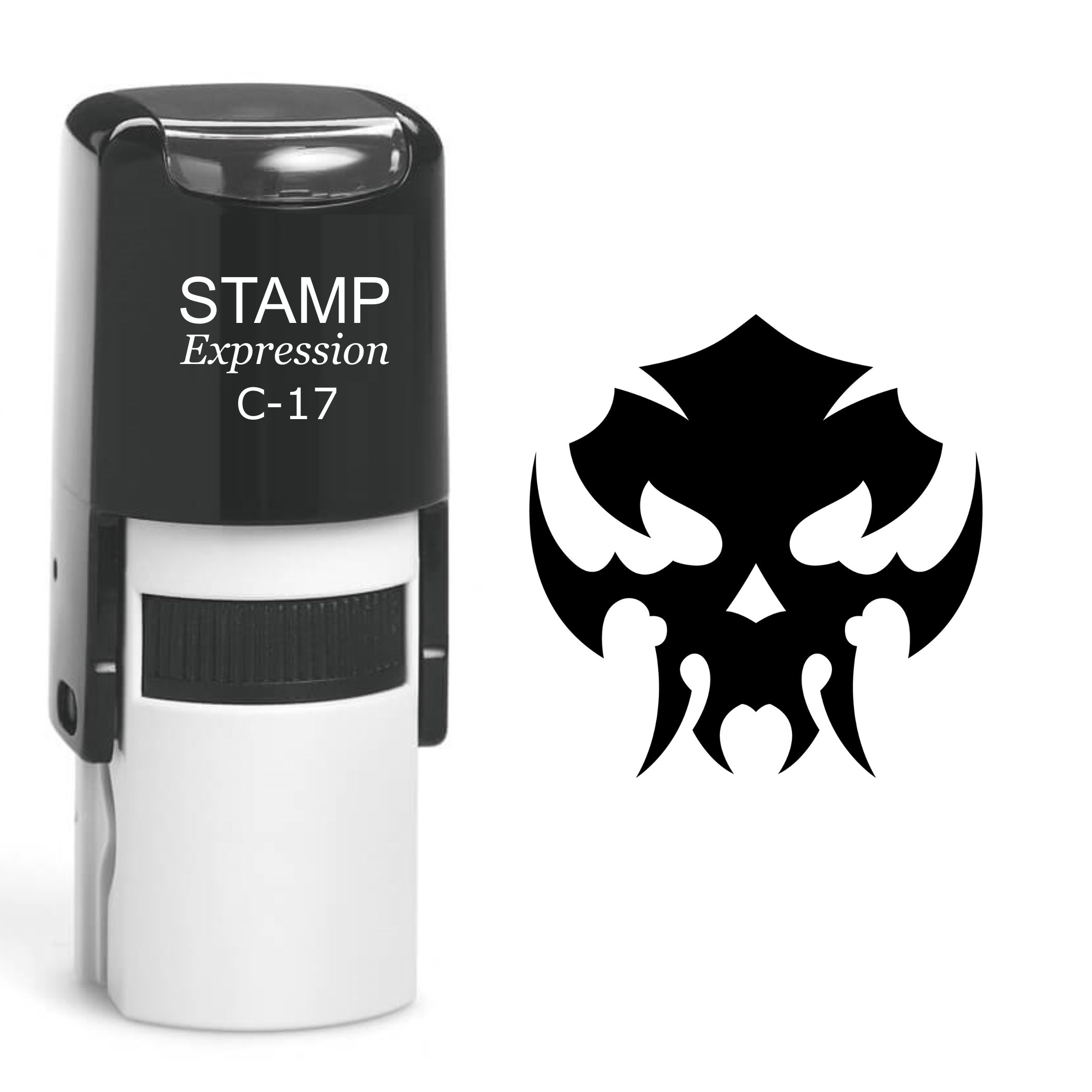 Skull Self Inking Rubber Stamp (SH-60427)