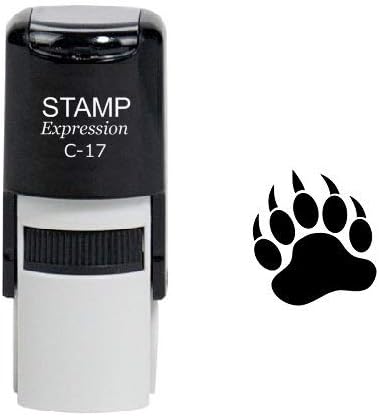 Bear Paw Self Inking Rubber Stamp (SH-6043)