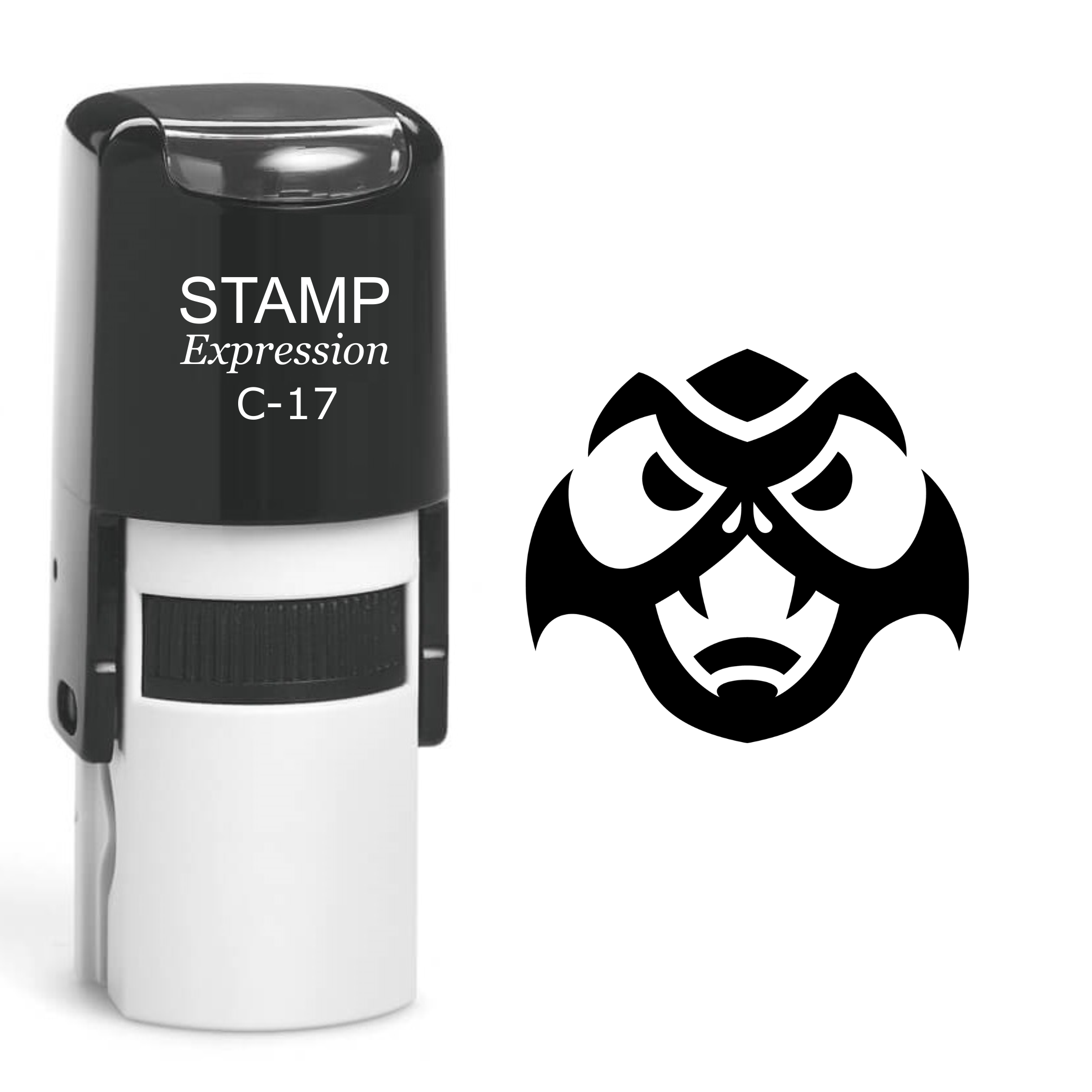 Skull Self Inking Rubber Stamp (SH-60432)